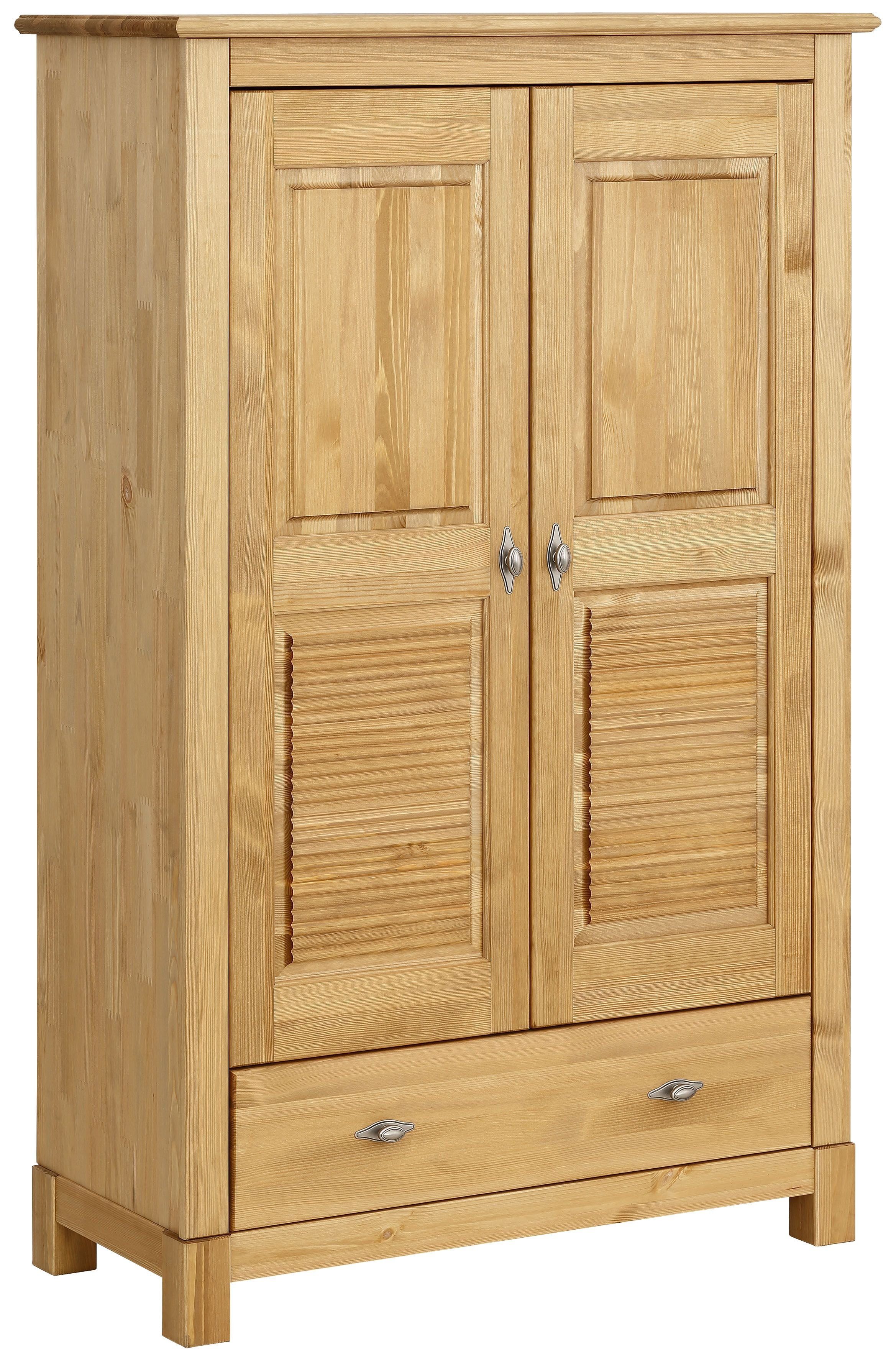 Home affaire Wäscheschrank Rauna (B/H/T ca. 96/155/38 cm) aus massiver Kief günstig online kaufen