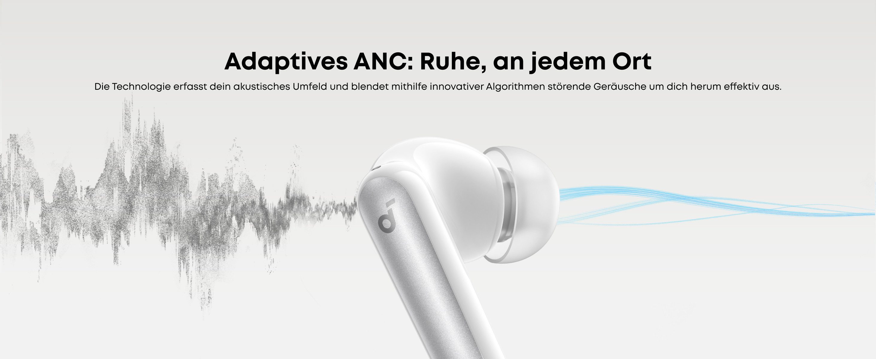Anker soundcore P41i wireless In-Ear-Kopfhörer (Active Noise Cancelling (ANC), Voice Assistant, Bluetooth)