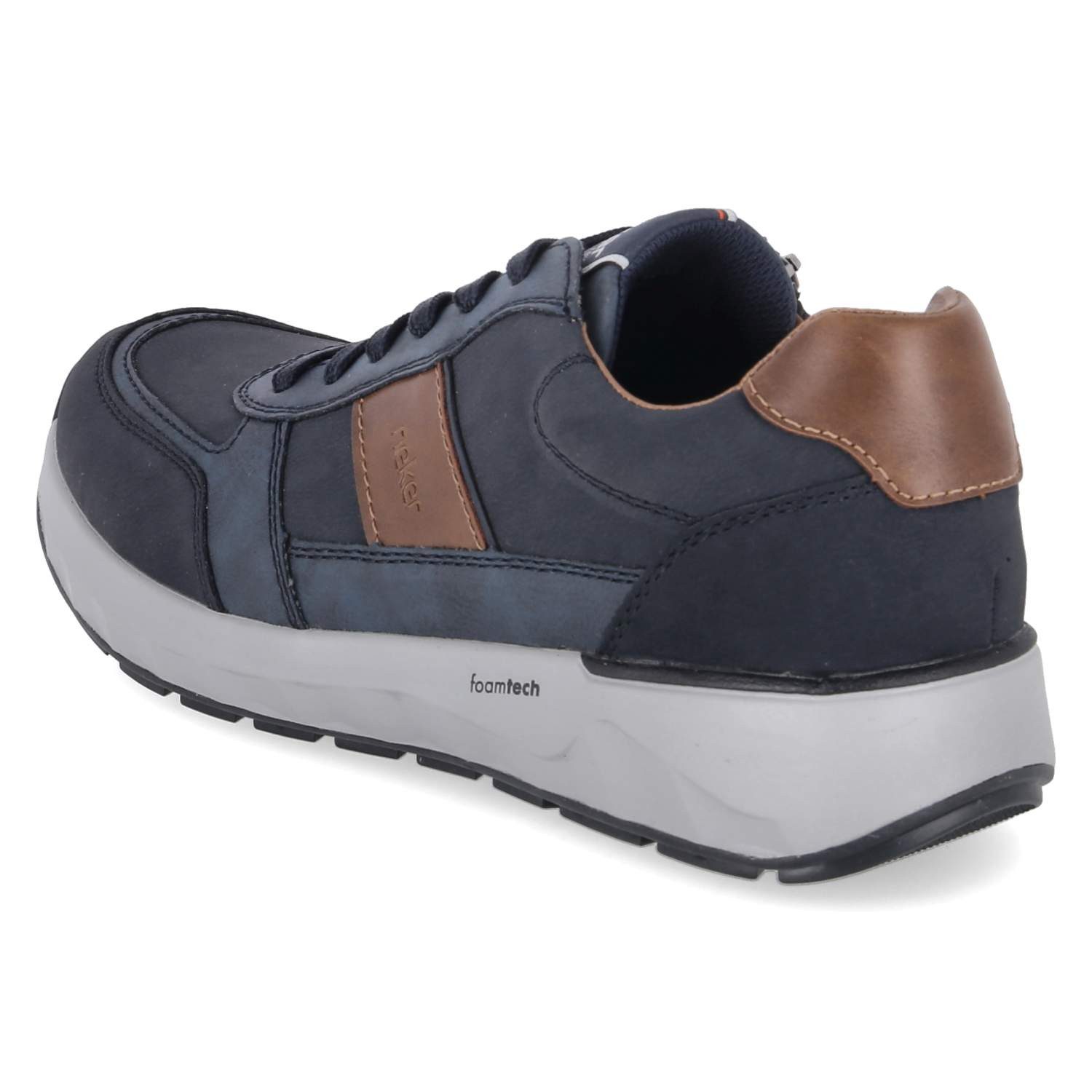 Rieker Rieker 11505-14 Herren Synthetik blue Schnürschuh