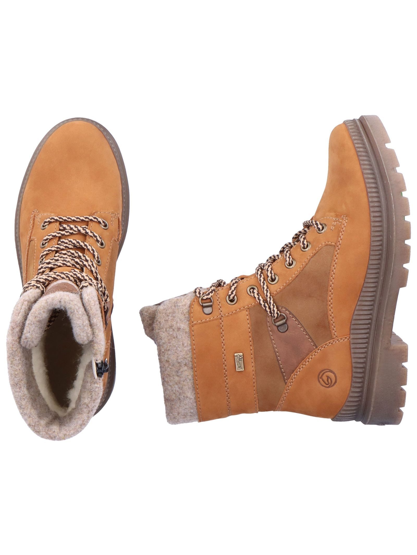 Remonte Remonte Stiefelette Leder Schnürstiefelette