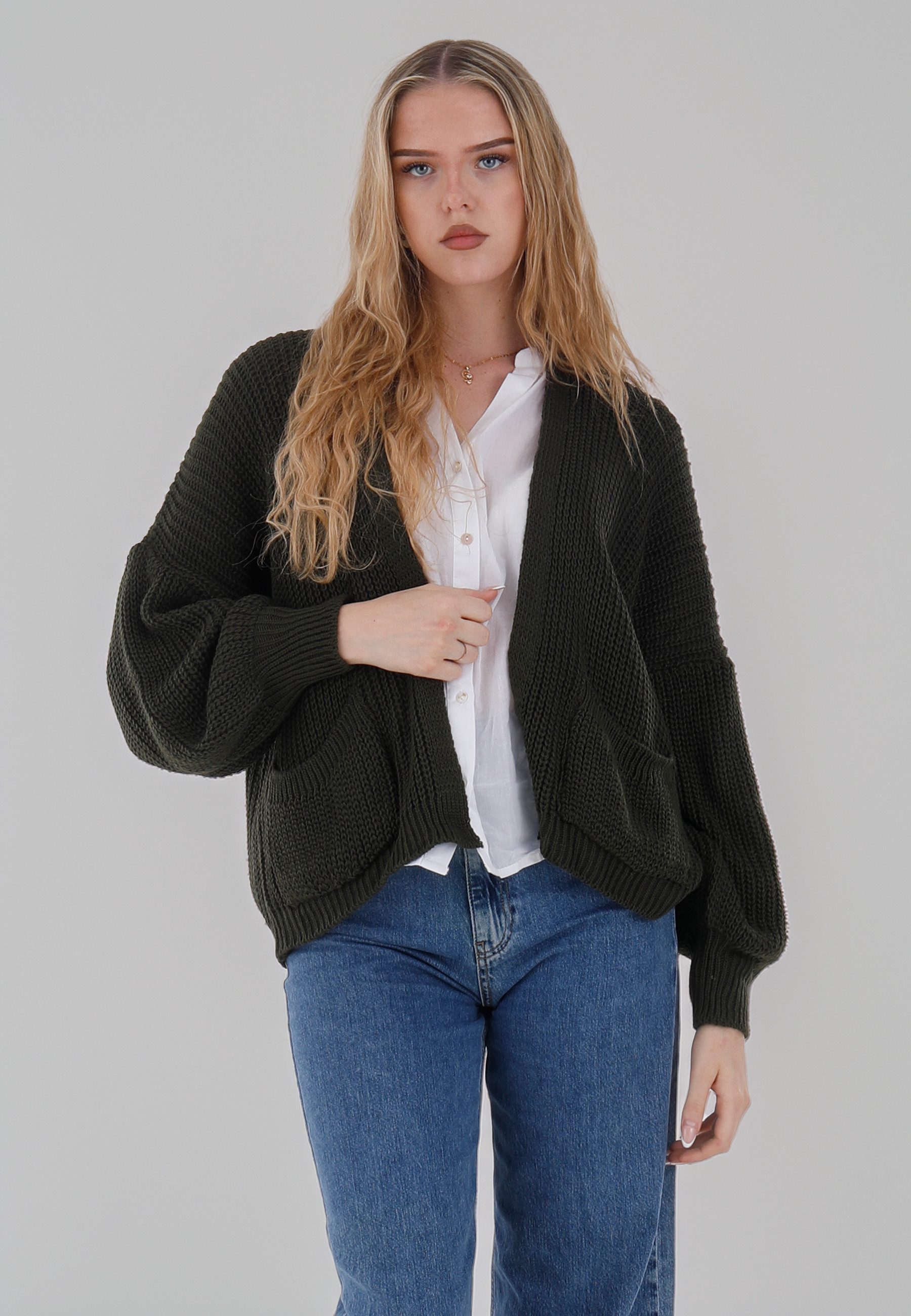 YC Fashion & Style Strickjacke Strick-Bolero günstig online kaufen