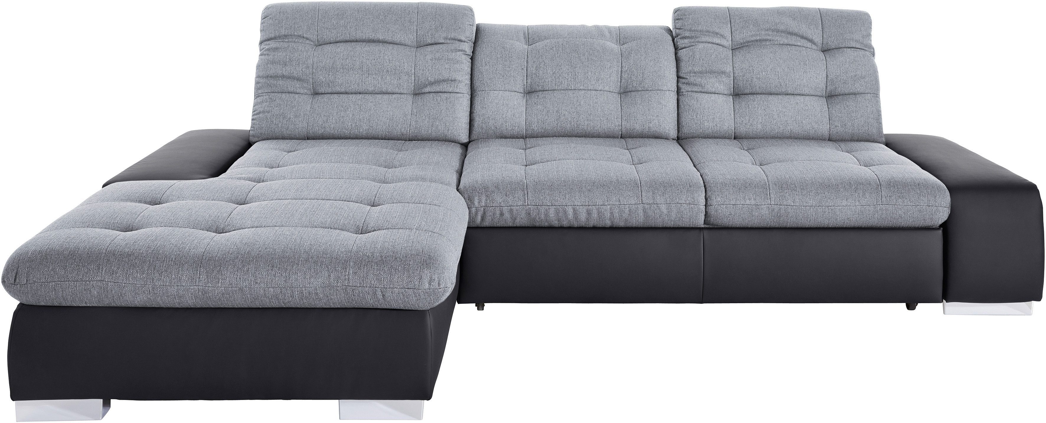 sit&more Ecksofa Palomino L-Form, wahlweise XL oder XXL und mit Bettfunktion