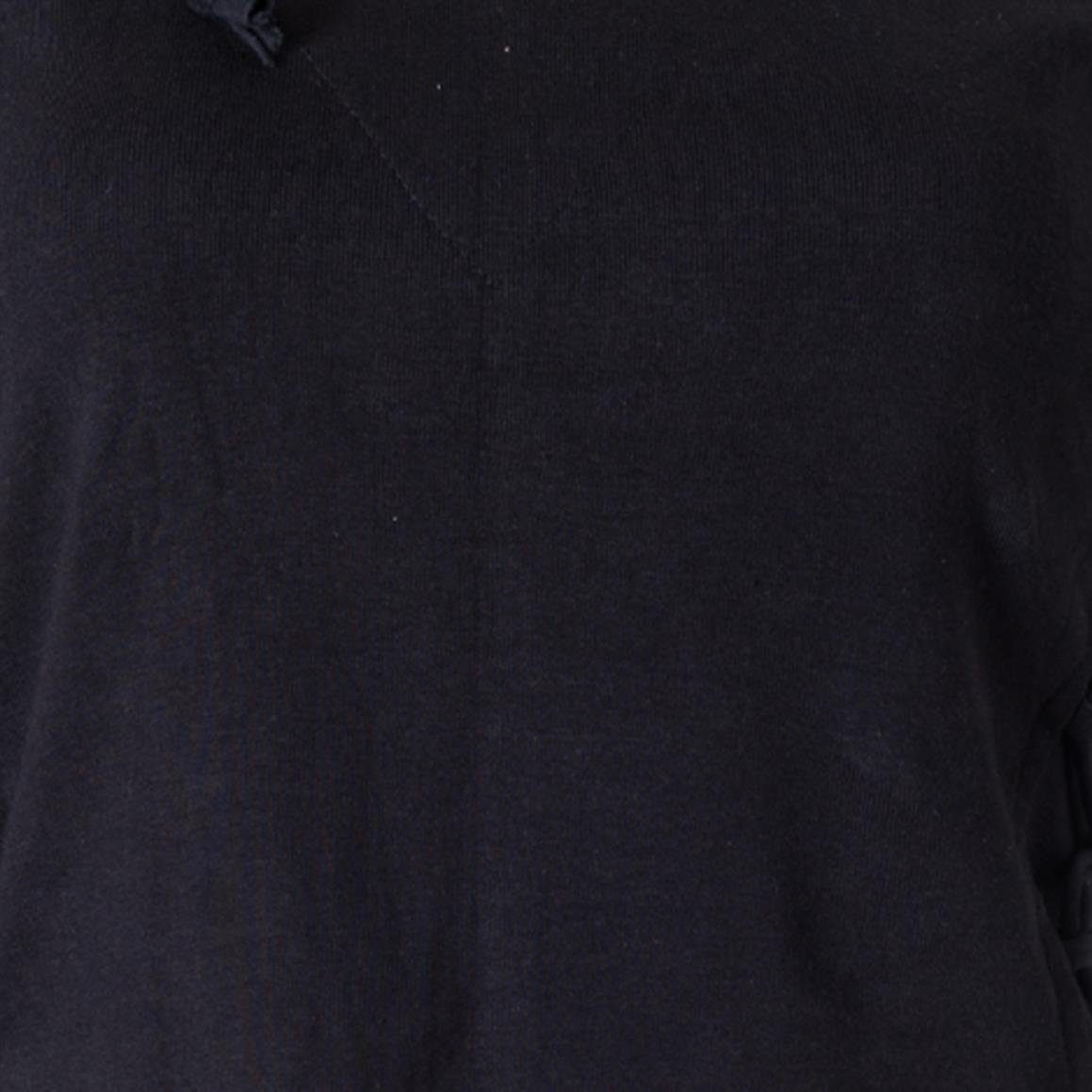 Vishes Kapuzenshirt zum Hoody, Schnüren Zipfelkapuze und Gothik schwarz Ethno, Bändern Elfenshirt Style