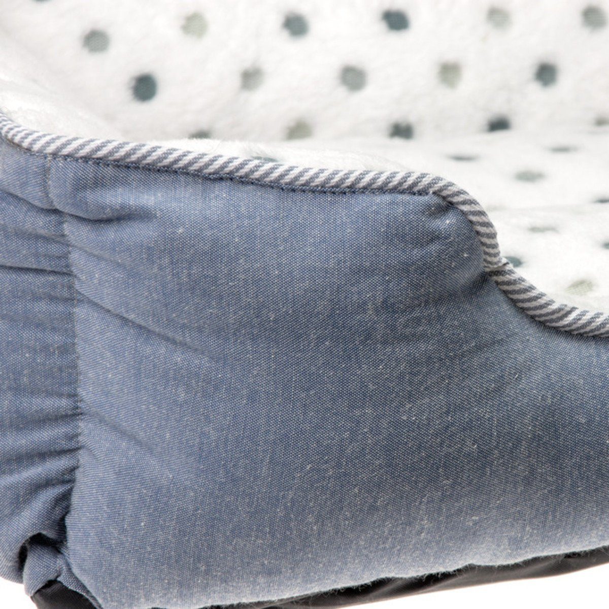 Karlie Tierbett Katzenbett Dot grau-blau günstig online kaufen