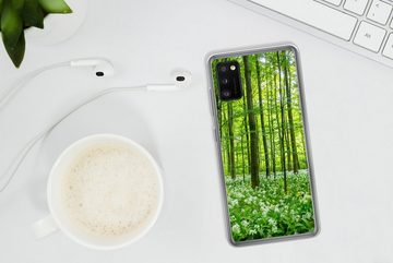 MuchoWow Handyhülle Wald - Bäume - Grün, Handyhülle Samsung Galaxy A41, Smartphone-Bumper, Print, Handy