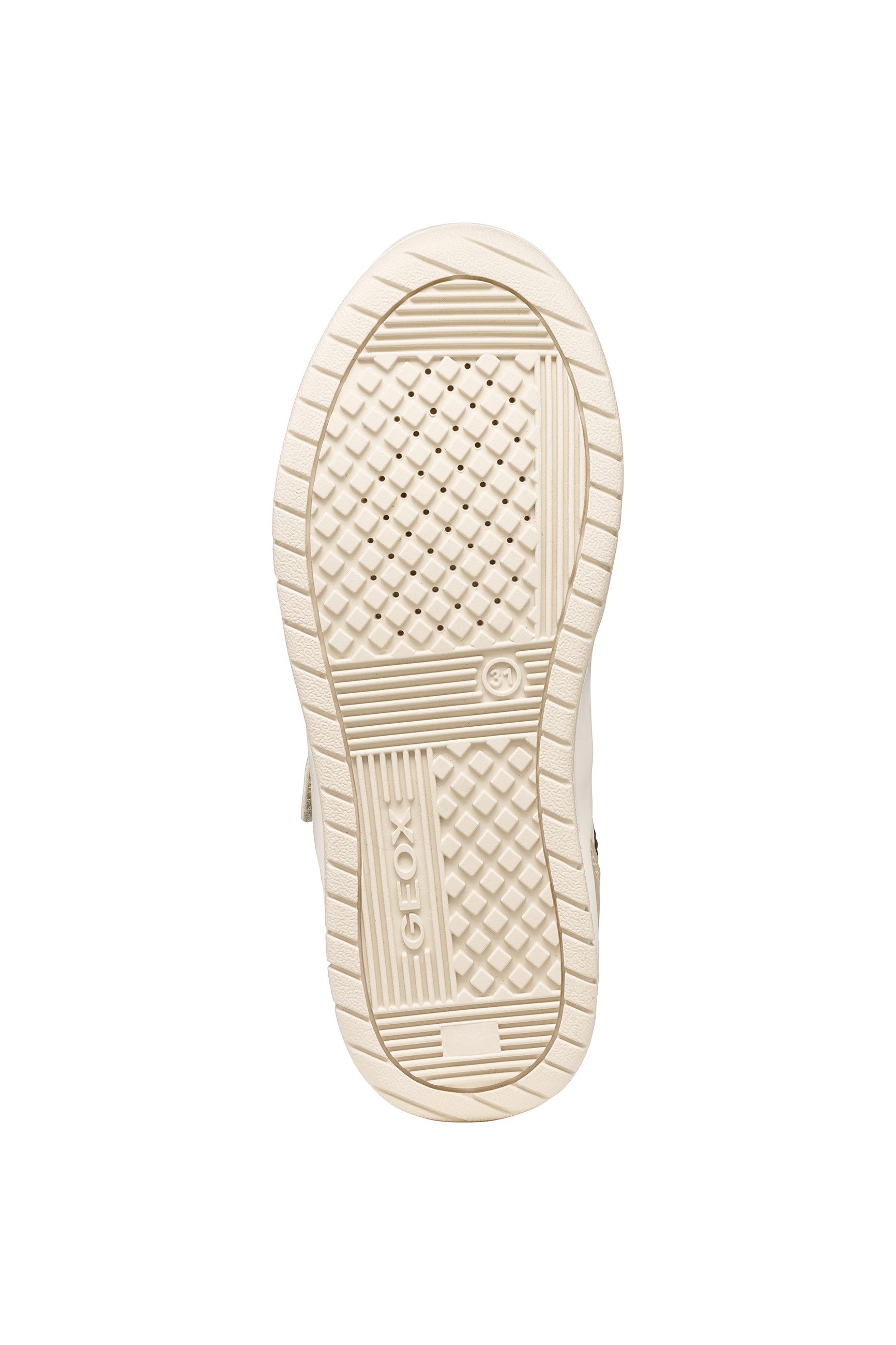 Geox J PERTH BOY Sneaker Halbschuh mit Klettverschluss, Größenschablone zum Download