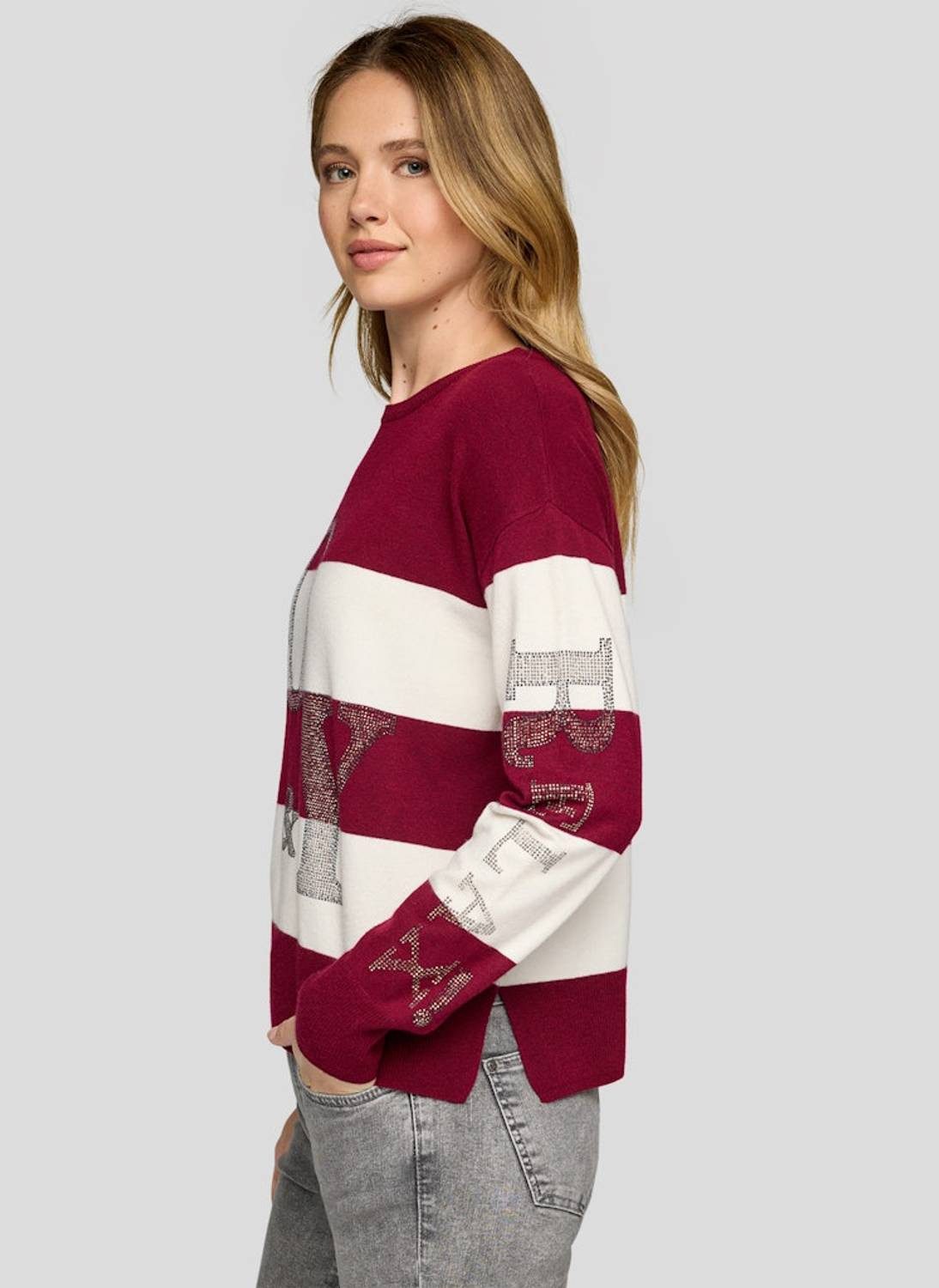 Rabe Rundhalspullover 55-224612 Strassdetails