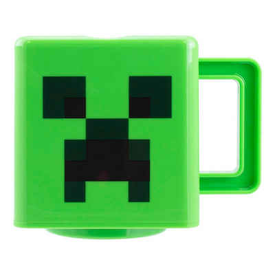 Paladone Tasse Minecraft Tasse Creeper Face, 100% Kunststoff