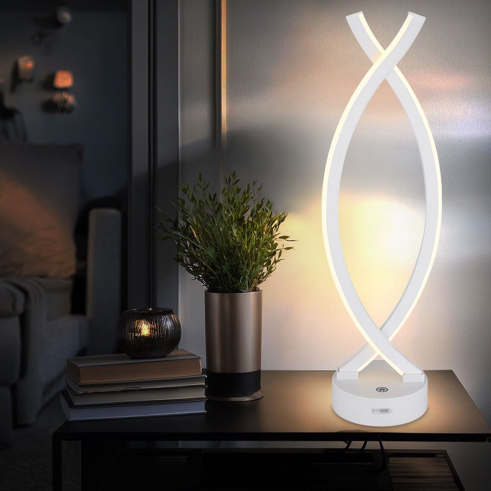 GLOBO LIGHTING LED Tischleuchte, LED-Leuchtmittel fest verbaut, Warmweiß, W günstig online kaufen