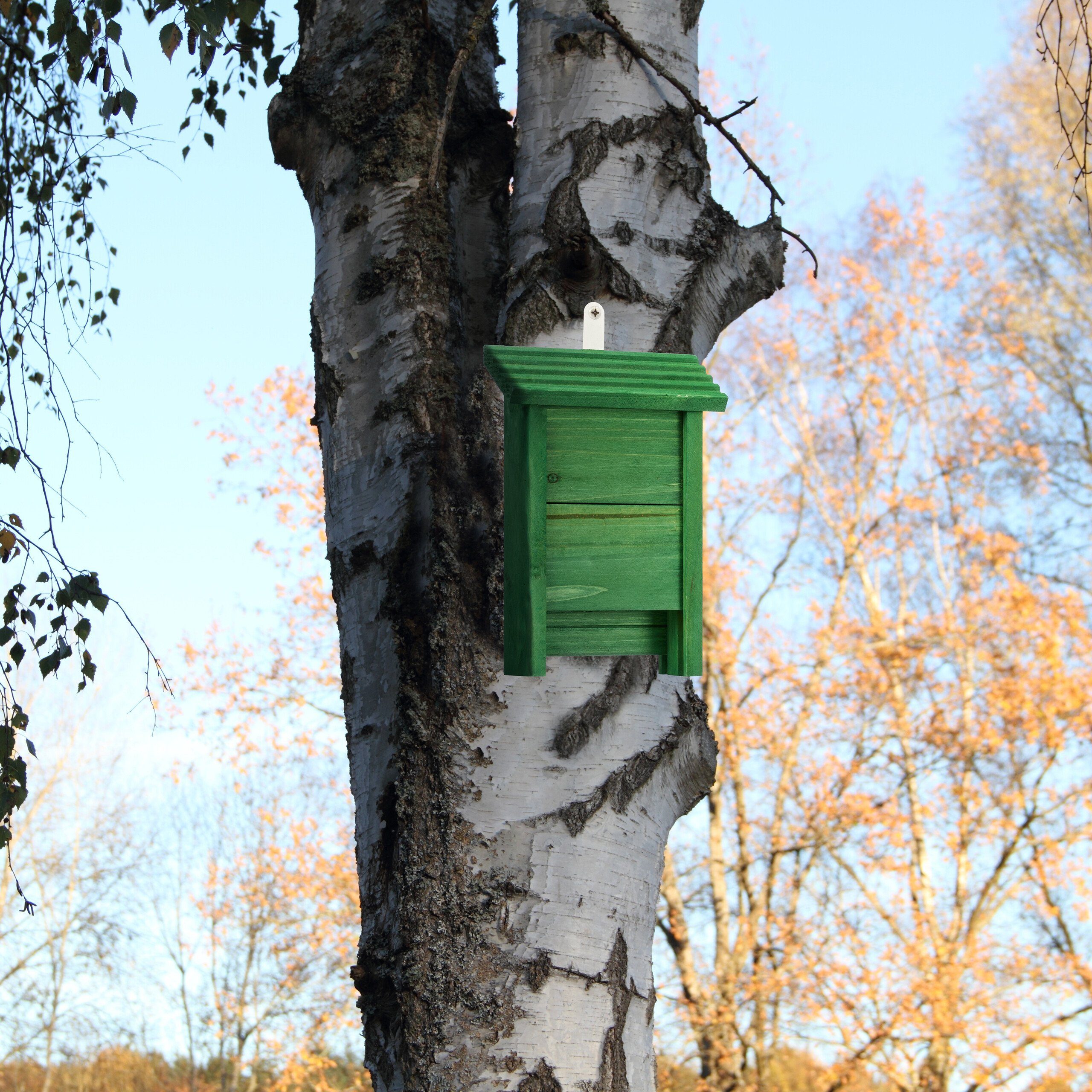 Vogelhaus aus Holz Grüner relaxdays Fledermauskasten