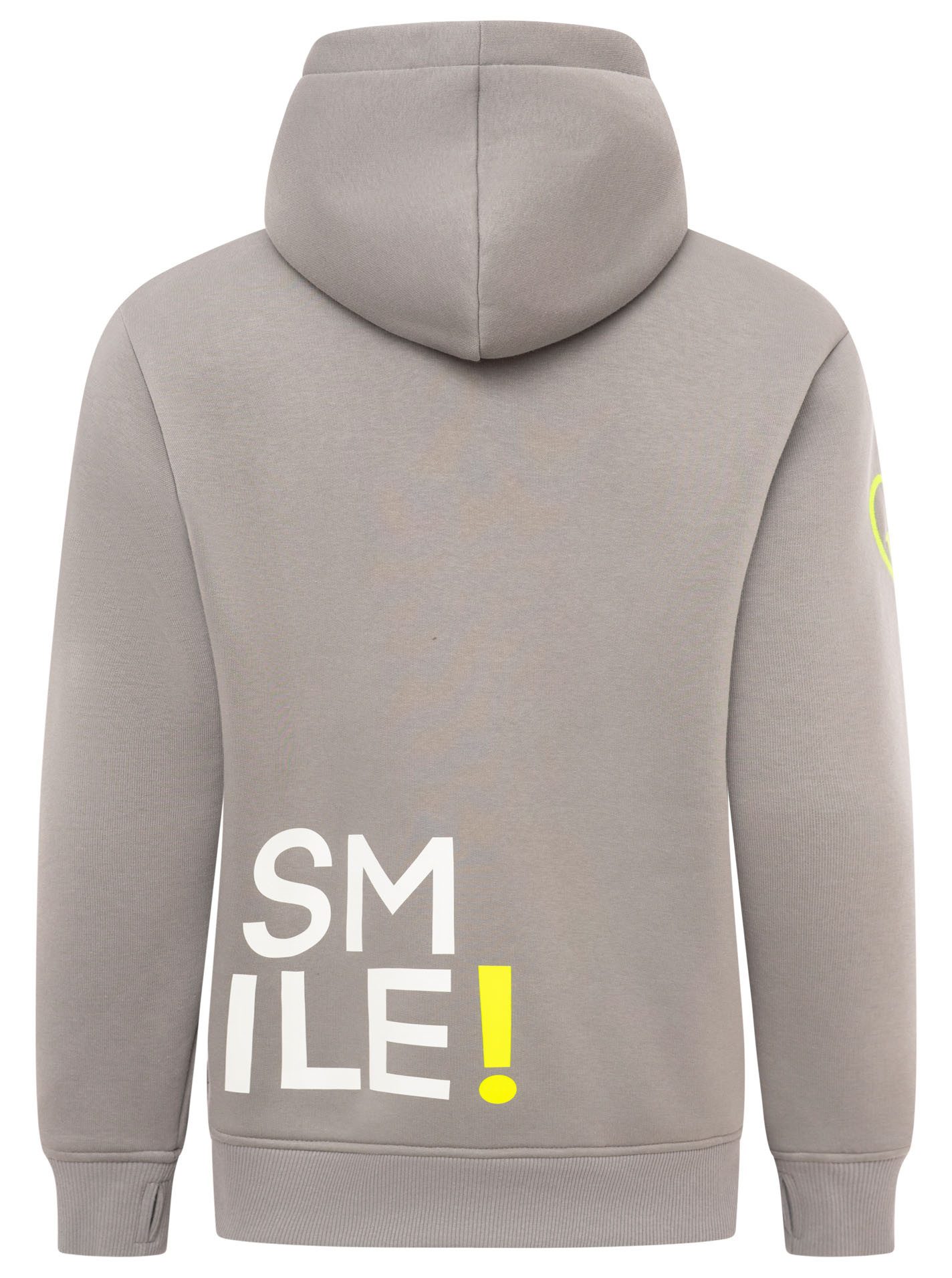 Zwillingsherz Hoodie "Alissa" Langarm, Kapuze, Neon-Details, Kordelzug, Frontprint, Kängurutasche – Bild 4 von 5