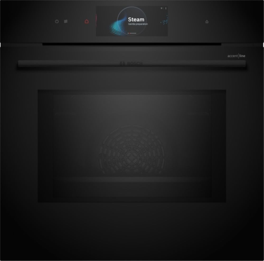 BOSCH Backofen mit Mikrowelle Serie 8 HNG978NB1 Serie 8 Einbau-Backofen mit Mikrowellen- und Dampffunktion, Pyrolyse-Selbstreinigung