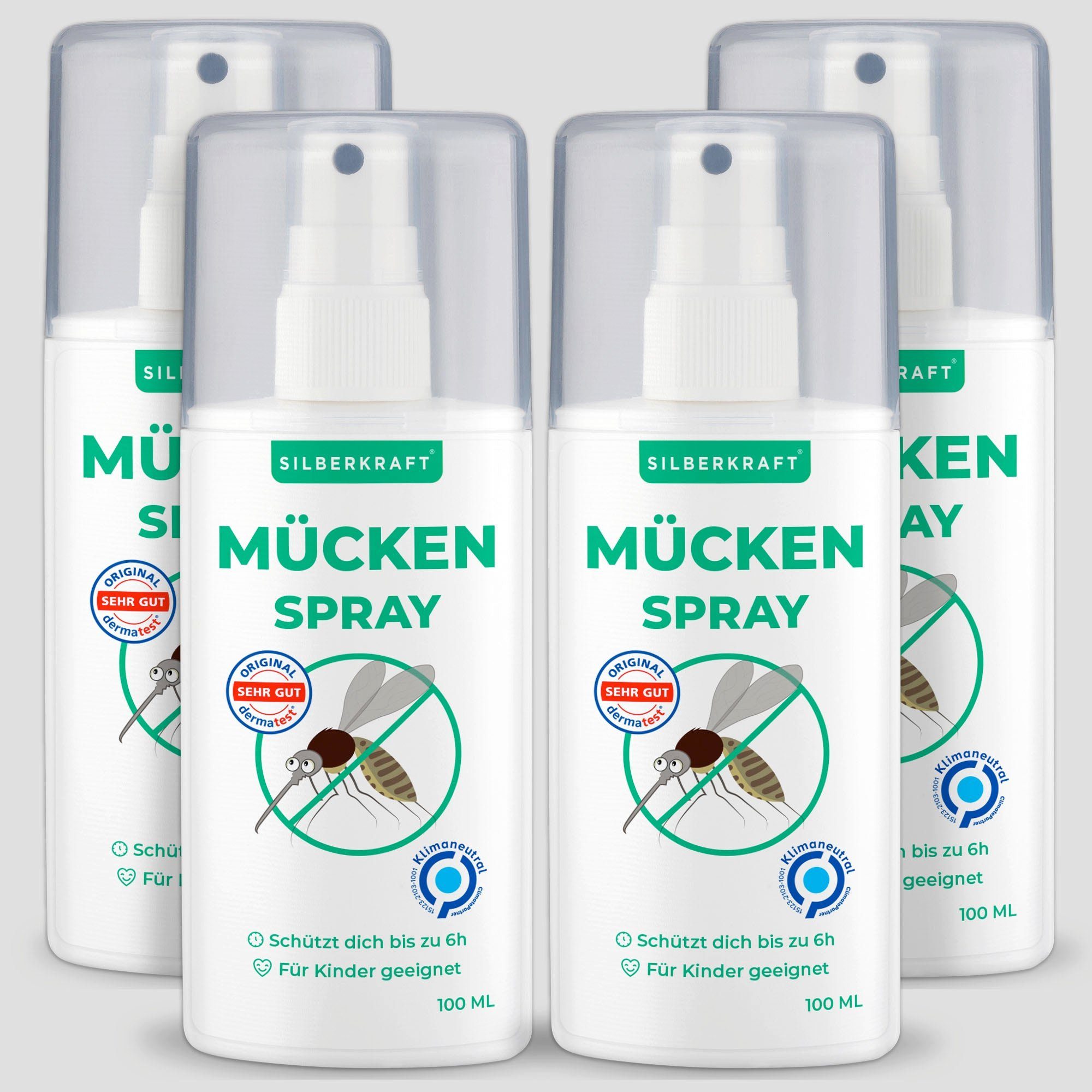 1-St. Insektenspray 100ml, 100 Silberkraft Mückenspray ml,