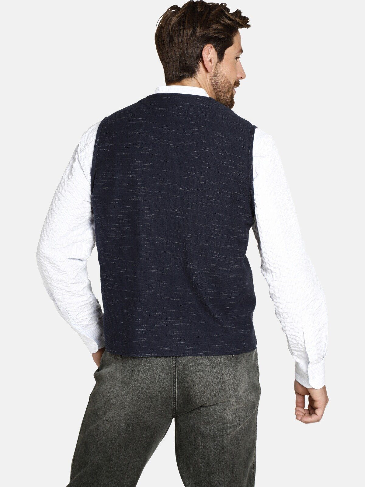 Jan Vanderstorm Sweatweste AHLMANN im strukturiertem Design günstig online kaufen