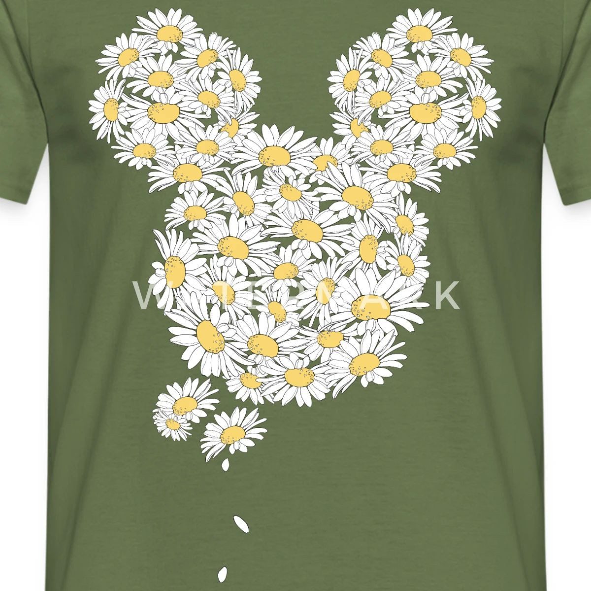 Spreadshirt T-Shirt Mickey & Minnie Mickey Mouse Gänseblümchen Männer T-Shirt (1-tlg)