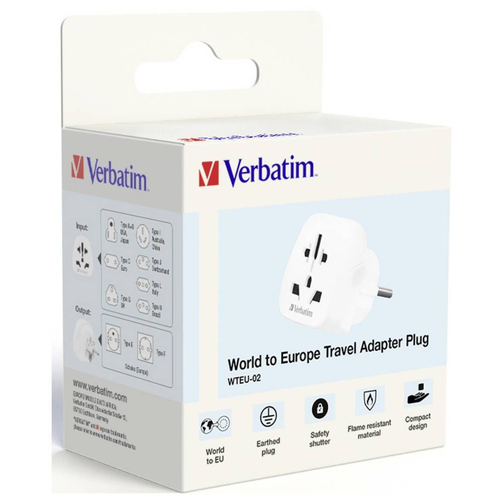 Verbatim 49549 Reiseadapter Reiseadapter