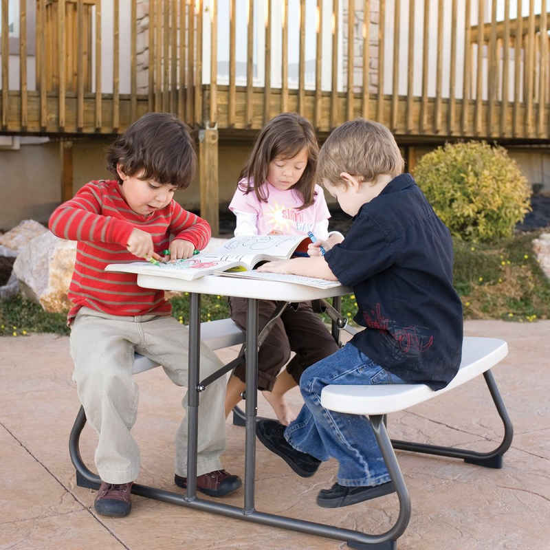 TP Toys Garten-Kindersitzgruppe Picknickgarnitur, klappbar, schnell auf- und abbaubar