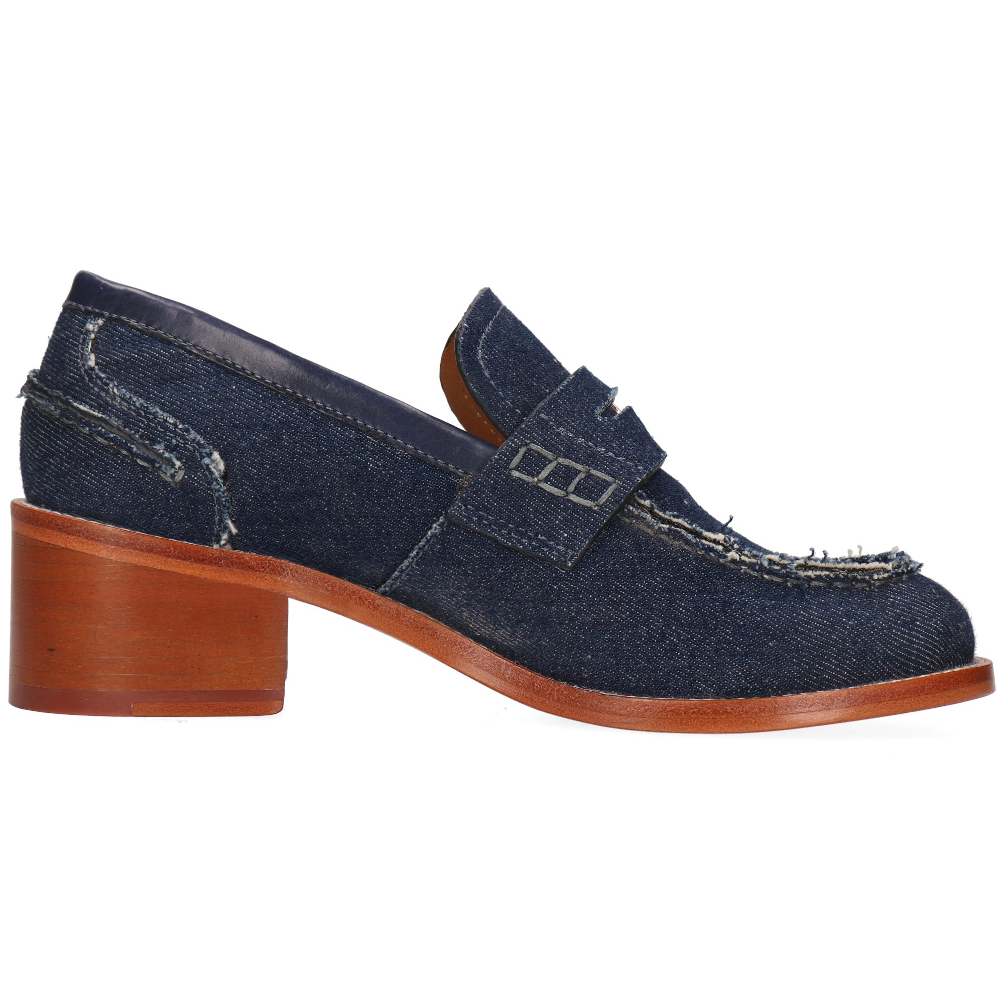 Melvin & Hamilton Imke 1 Textil-Loafers für Damen Loafer Block-Absatz