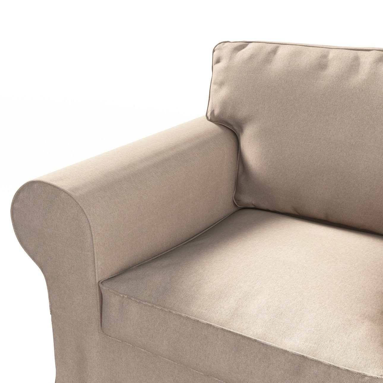 Etna, Dekoria Sofahusse Sessel, beige-grau Ektorp