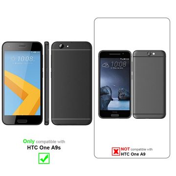 Cadorabo Handyhülle HTC ONE A9S HTC ONE A9S, Klappbare Handy Schutzhülle - Hülle - mit Standfunktion und Kartenfach