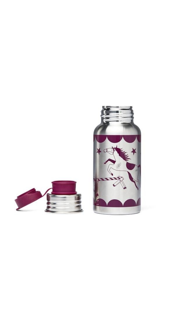 ergobag Trinkflasche Edelstahl Trinkflasche, auslaufsicher und kohlensäuregeeignet