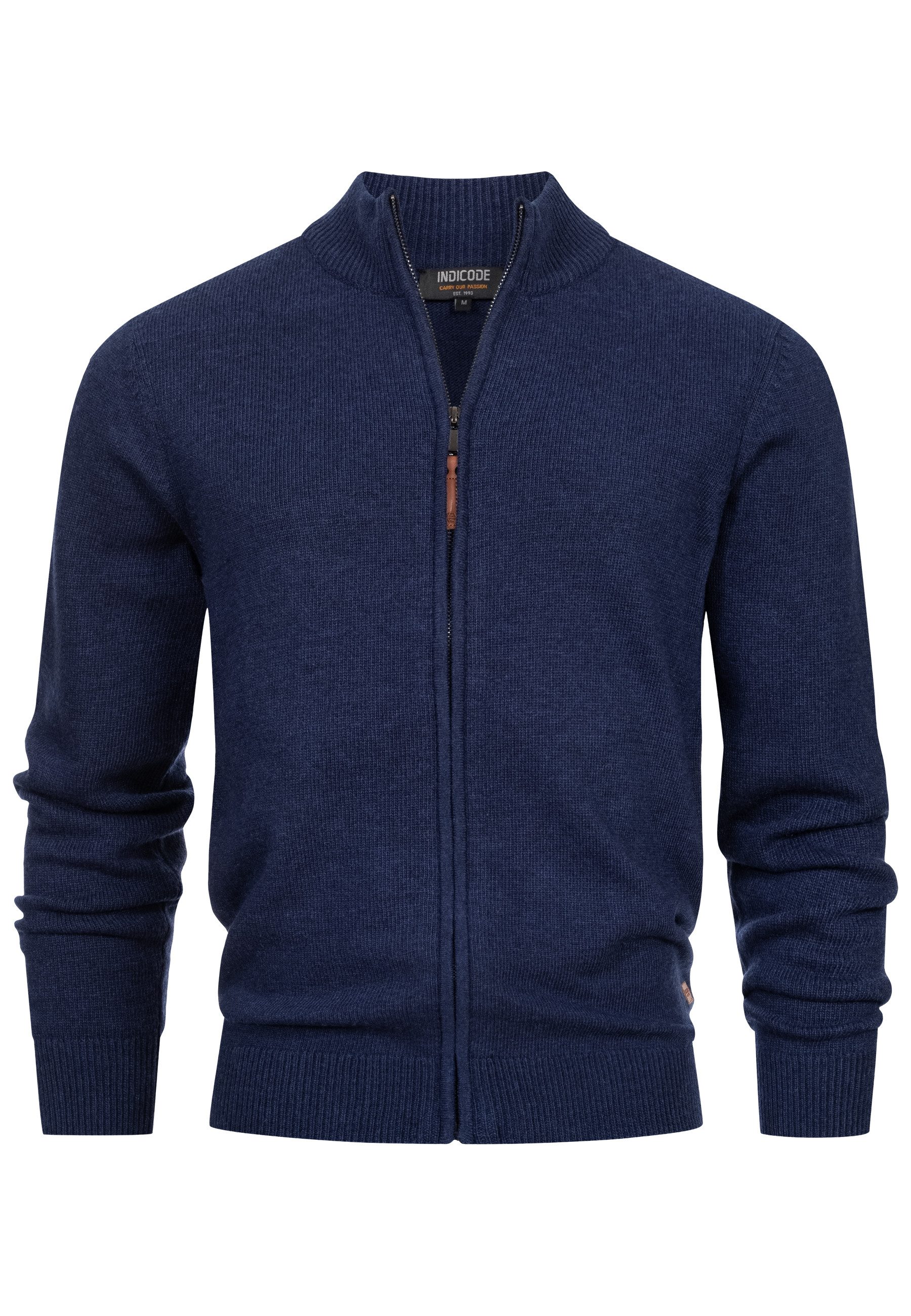 Indicode Strickjacke Herren INMargous Cardigan Herrenstrickjacke Moderne St günstig online kaufen