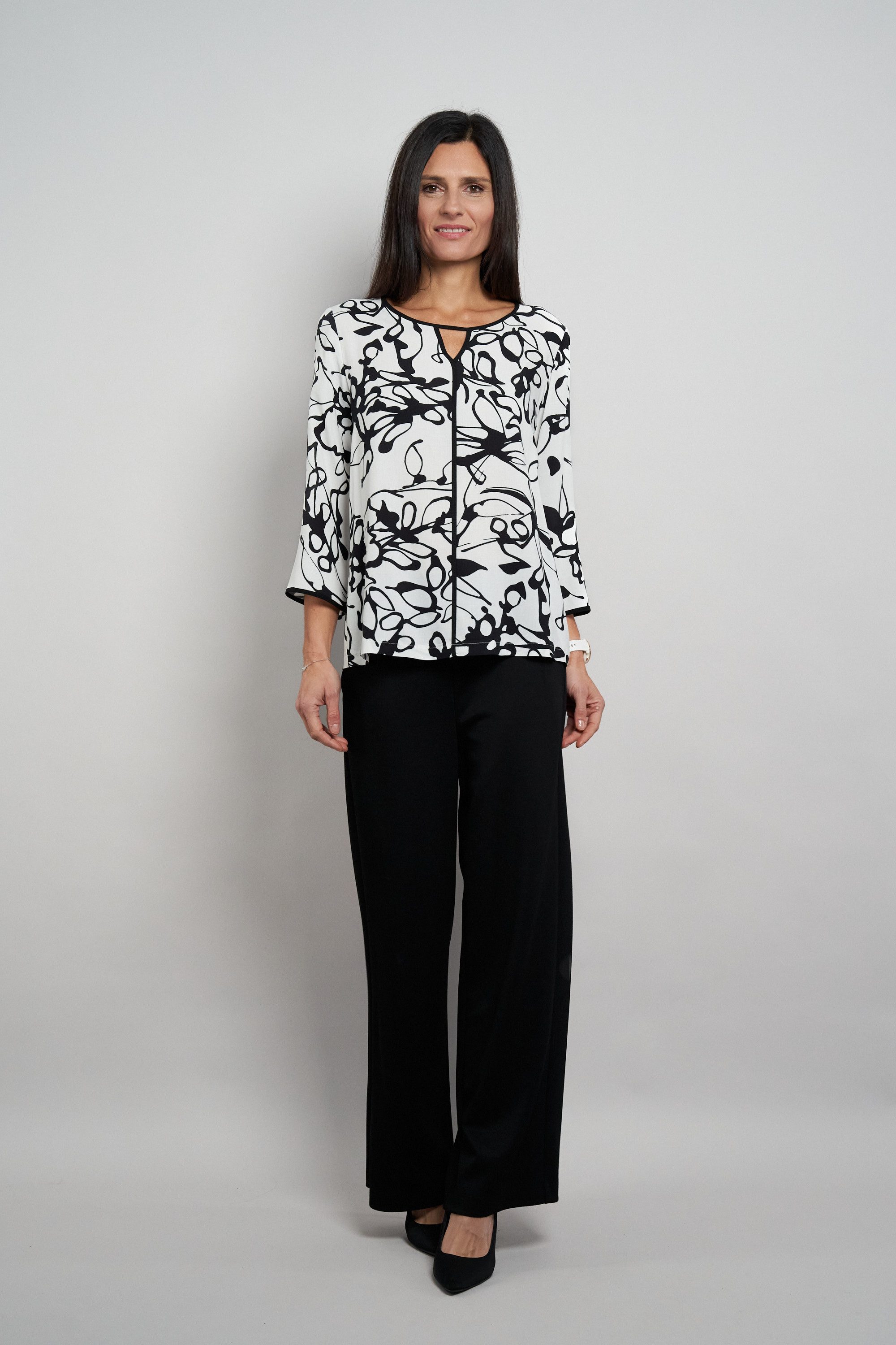 Seidel Moden Druckbluse mit grafischem Muster - MADE IN GERMANY – Bild 2 von 4