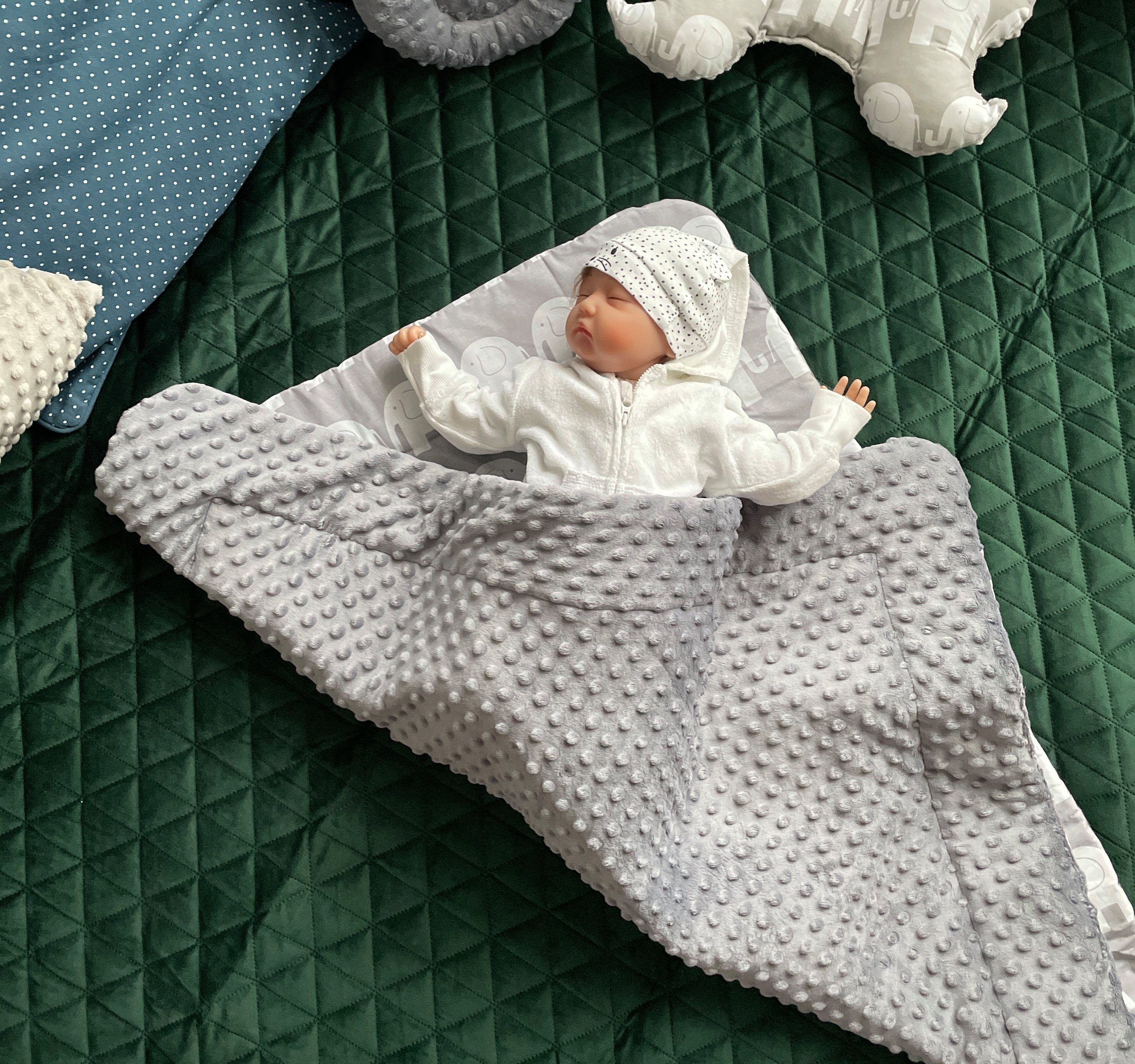 Babydecke Warm, Mittelwarm BAUMWOLLE/MINKY Babydecke 80x100 günstig online kaufen