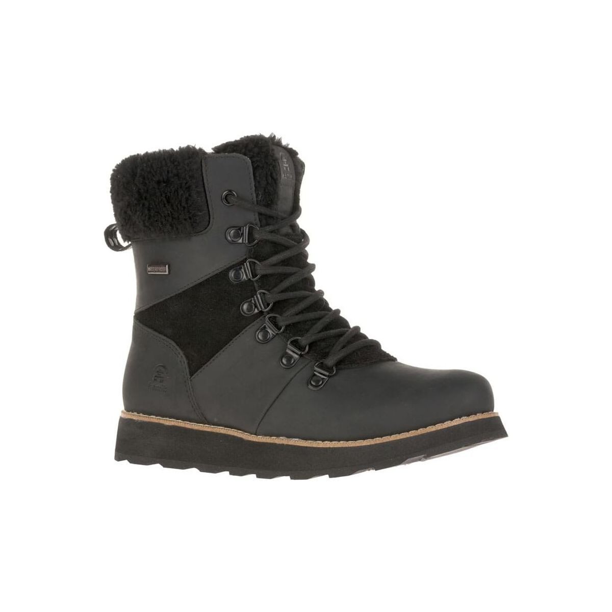 Kamik Arielf Winterstiefel wasserdichter Damen Leder-Wintersschuh, knöchelhoch