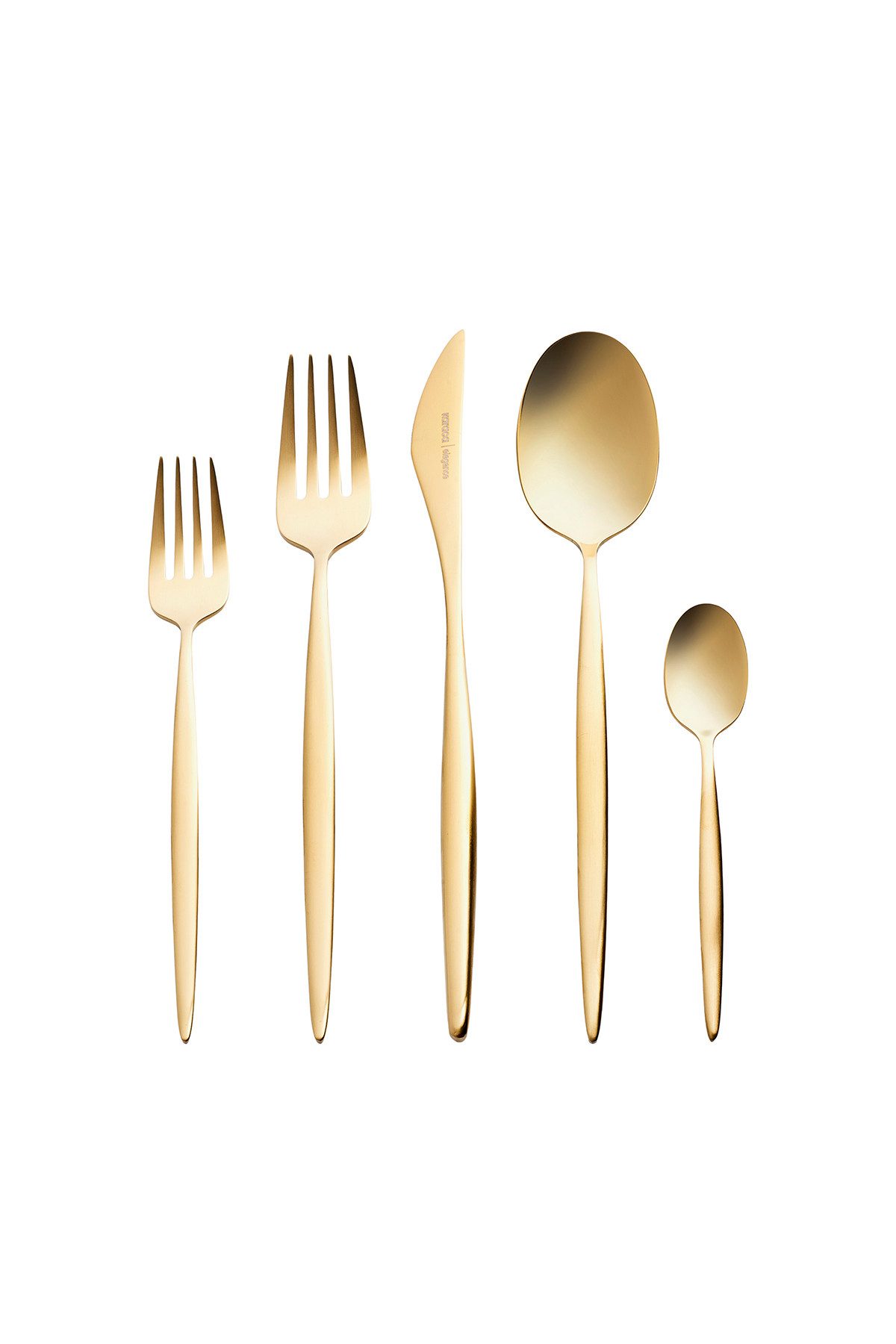 Karaca Besteck-Set Karaca Lızbon Matte Gold 6-Personen 30-teiliges Besteckset, 6 Personen