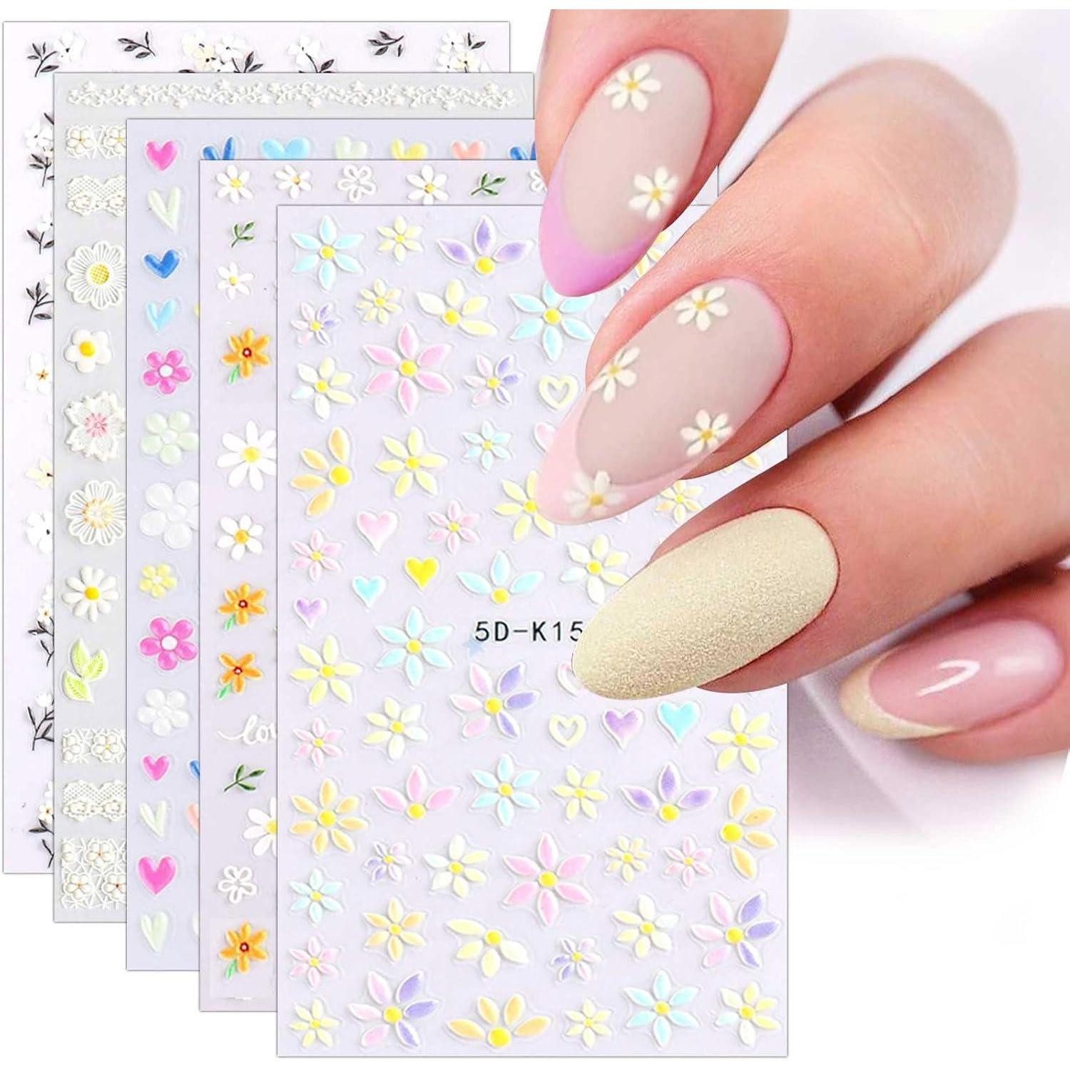 LuxusKollektion Nageldesign Zubehör Nagelsticker 3D