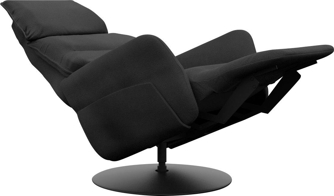 schwarz trendline XBO Liegefläche 10 Relaxsessel Größe optional verstellbar, M, ADA Aufstehhilfe mit Thimo, in 180cm,