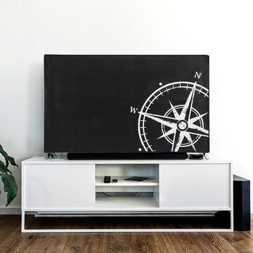 kwmobile Abdeckhaube 32" TV Hülle, Fernseher Bildschirmschutz Abdeckung - TV Bildschirm Staubschutzhülle