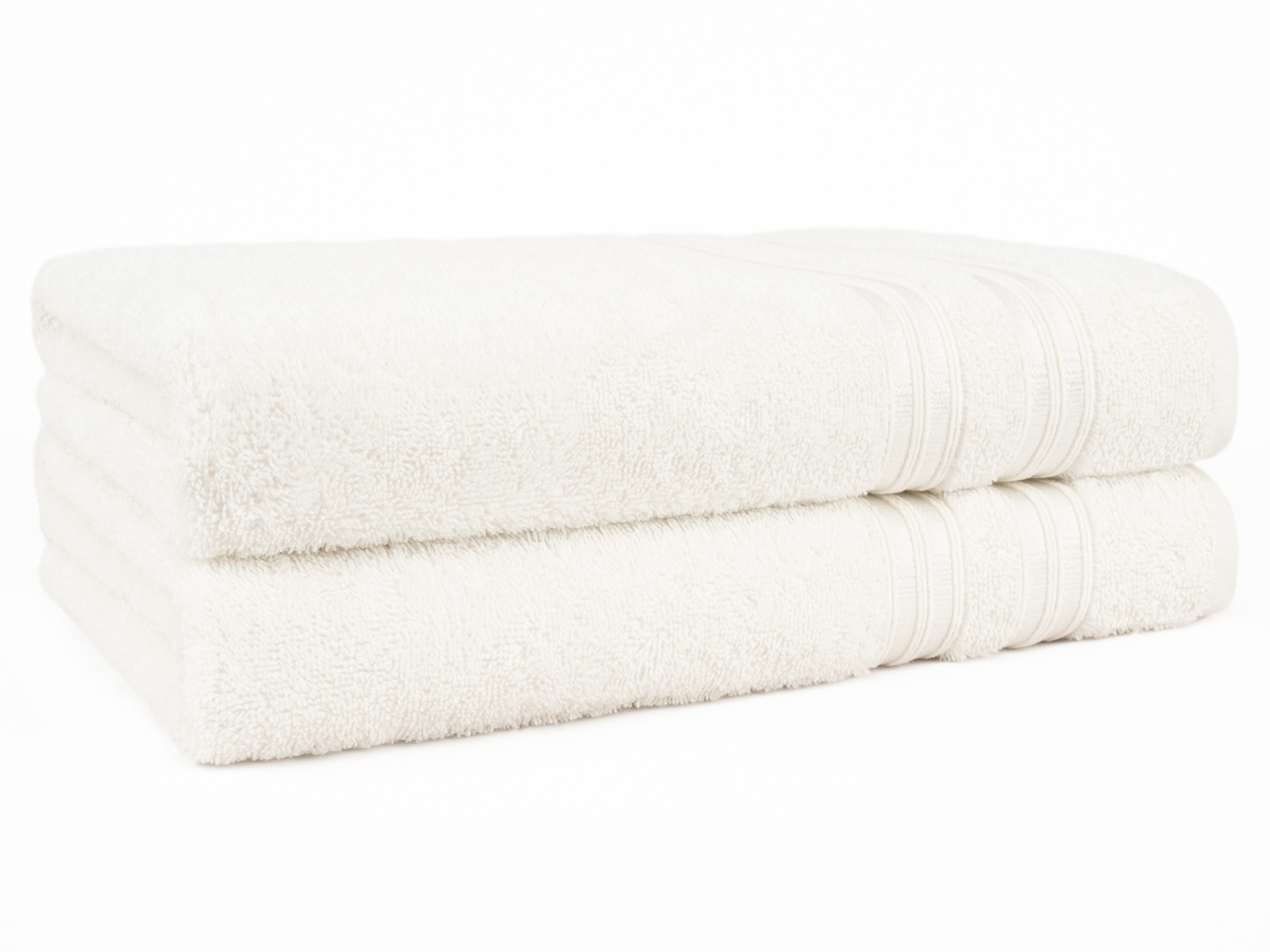 HAMMETEX Duschtuch 2er Set Badetücher 70x140 cm, 100% Baumwolle, Weich & Sa günstig online kaufen