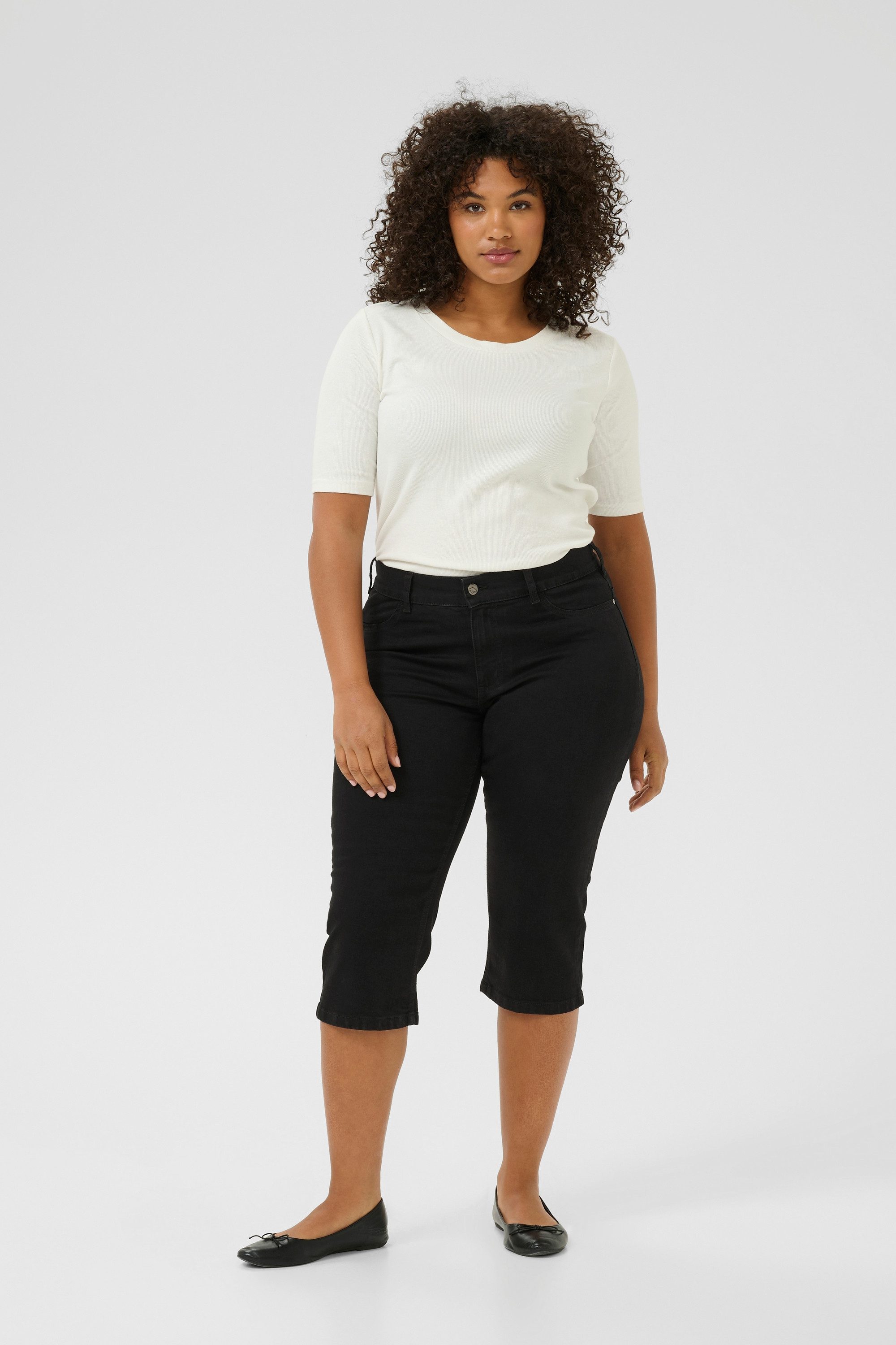KAFFE Curve Regular-fit-Jeans Jeans KClaurina Große Größen
