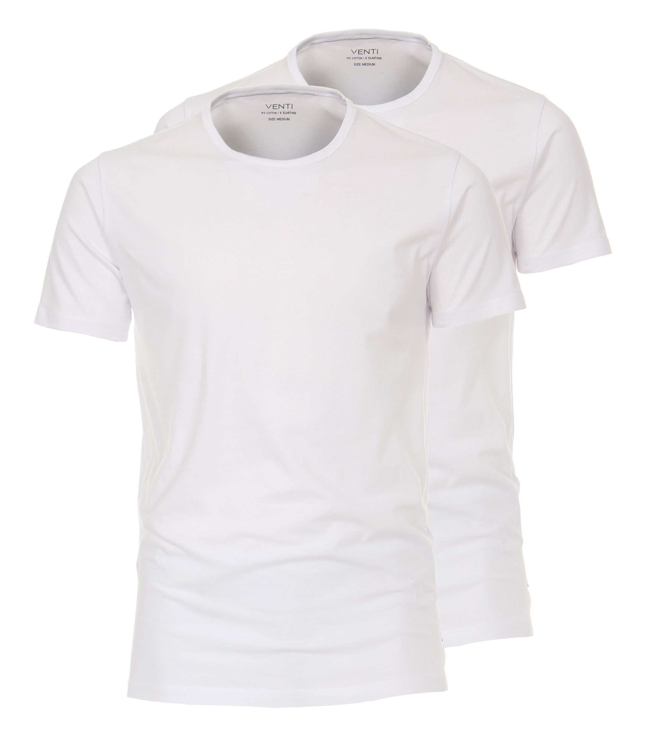 VENTI T-Shirt VENTI T-Shirt Doppelpack uni