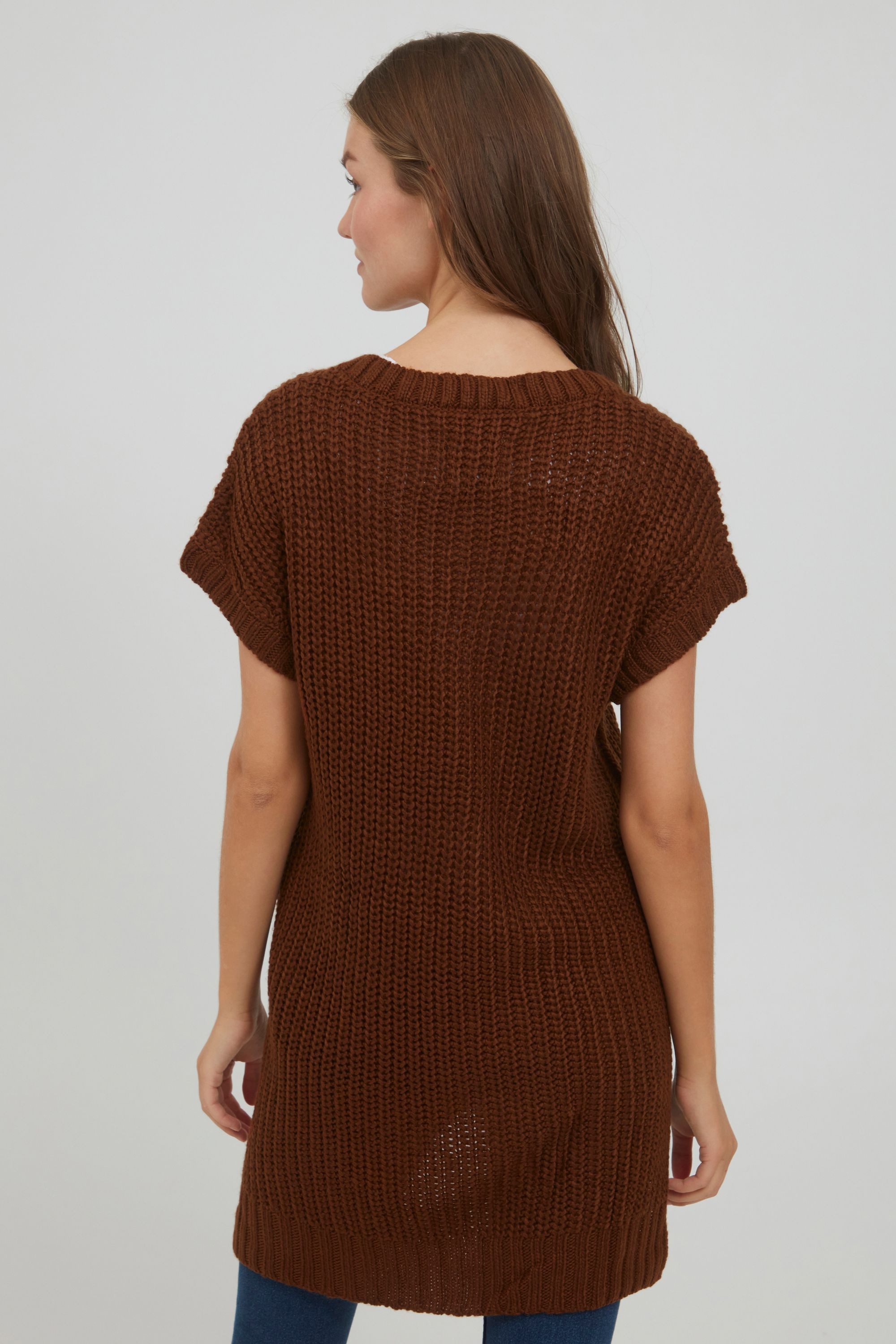 OXMO Strickpullover OXLene Strickpullover mit kurzen Ärmeln