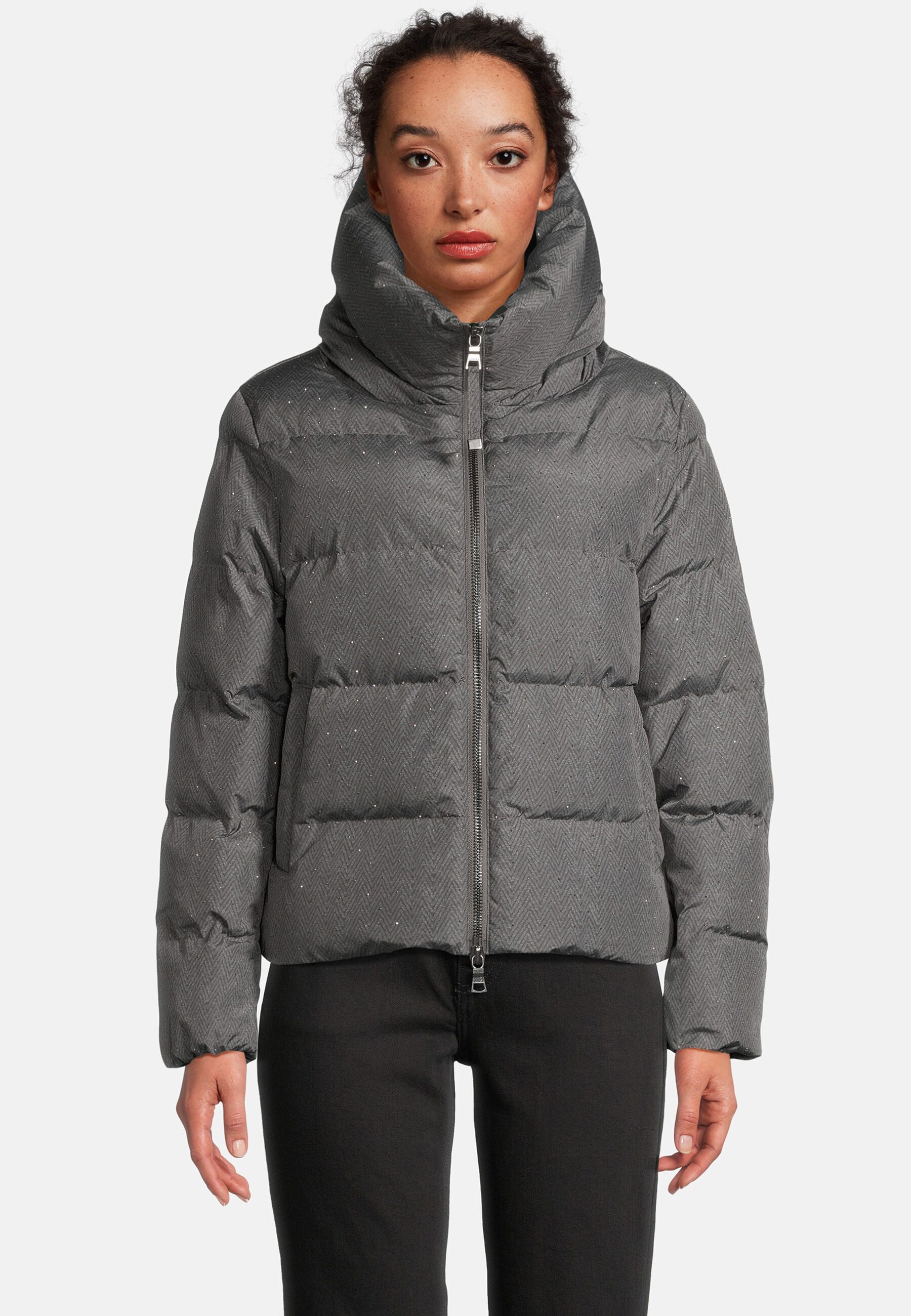 Blonde No.8 Winterjacke METZ (1-St) mit Schmucksteinen