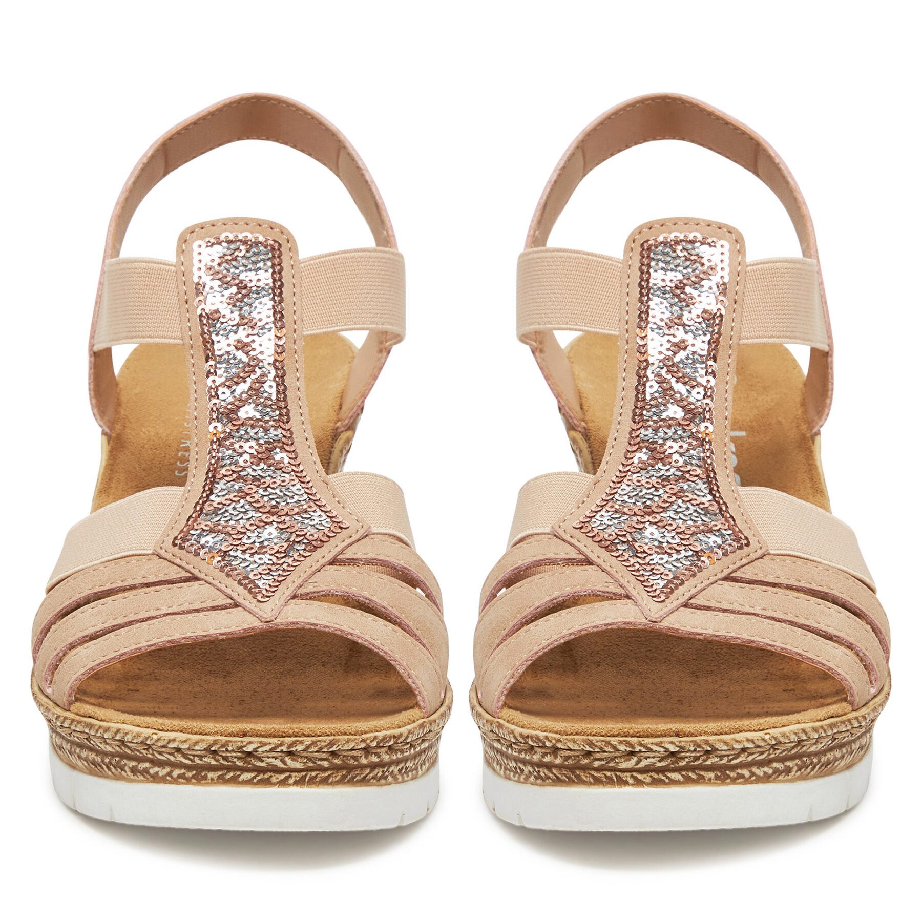 Rieker Rieker Damen-Sandalen Rosa 61913-31 Sandale