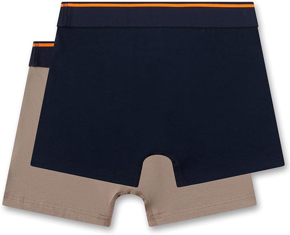 Sanetta Slip Sanetta Jungen 2er Pack Unterhosen Boxershorts Adler braun schwarz (Doppelpack, 1-St)