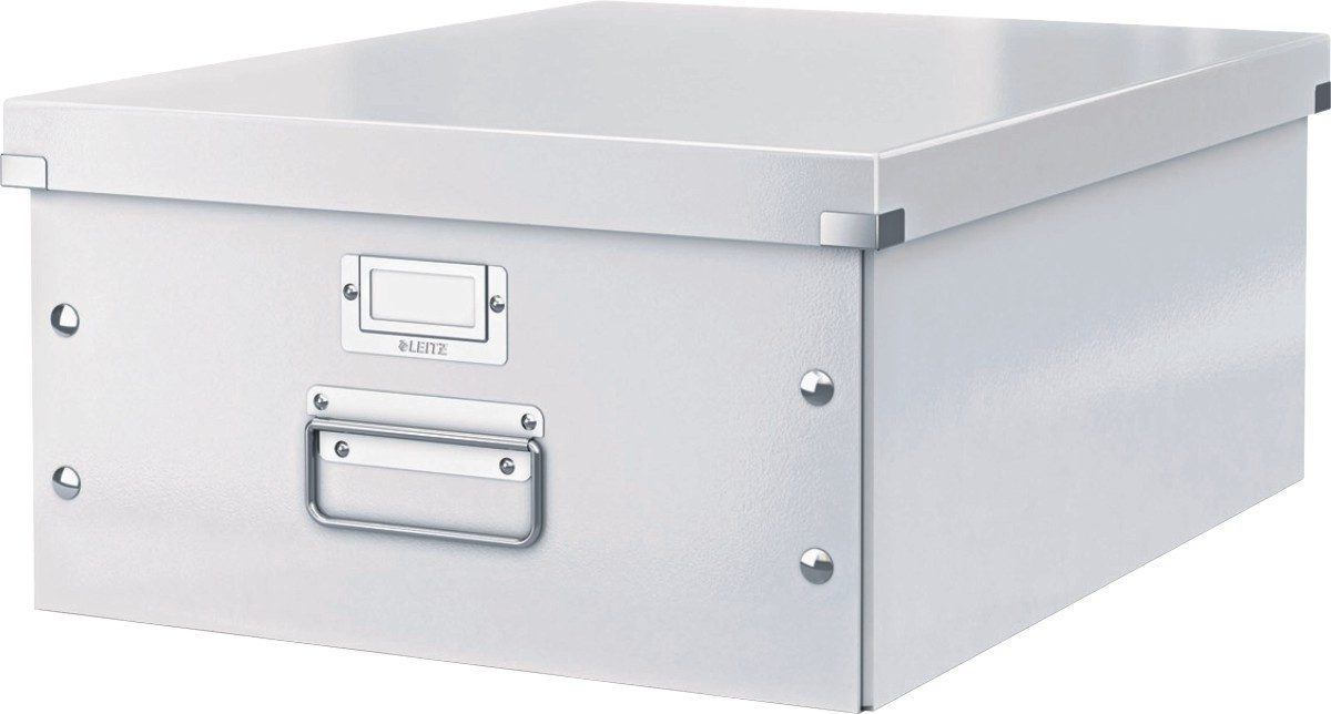 LEITZ Aufbewahrungsbox Ablagebox Click & Store A3 weiß (6 Stück)