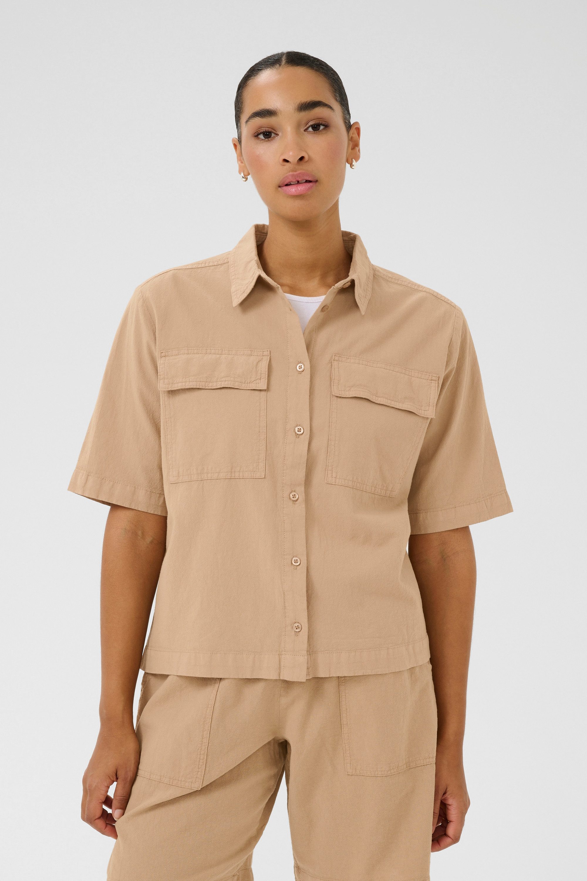 KAFFE Kurzarmhemd Kurzarmhemd KAnaya