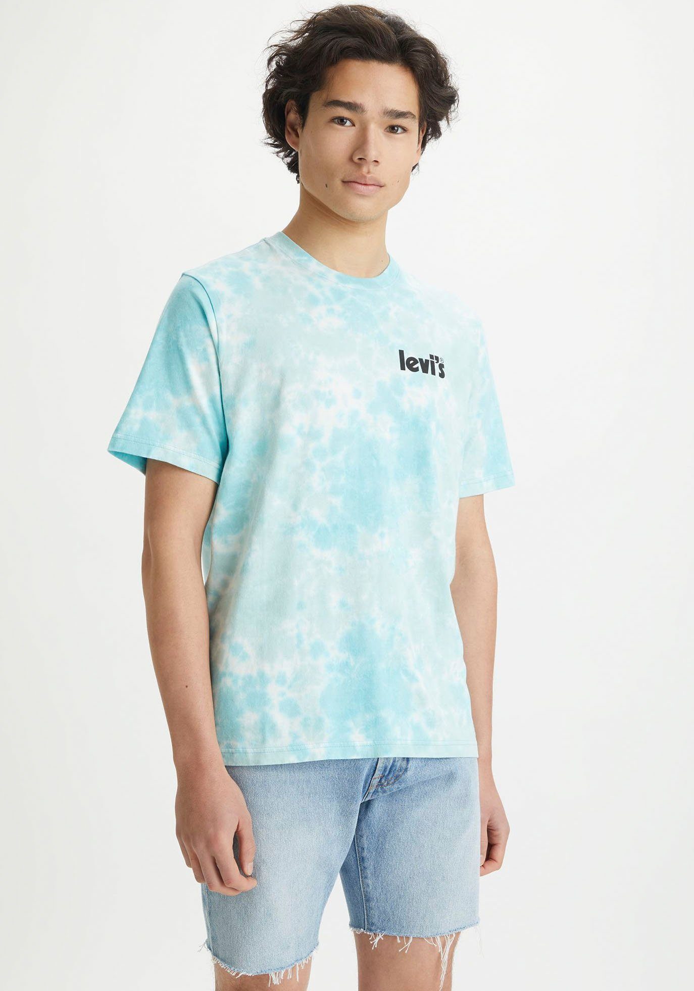 T-Shirt dye FIT RELAXED Levi's® TEE blue