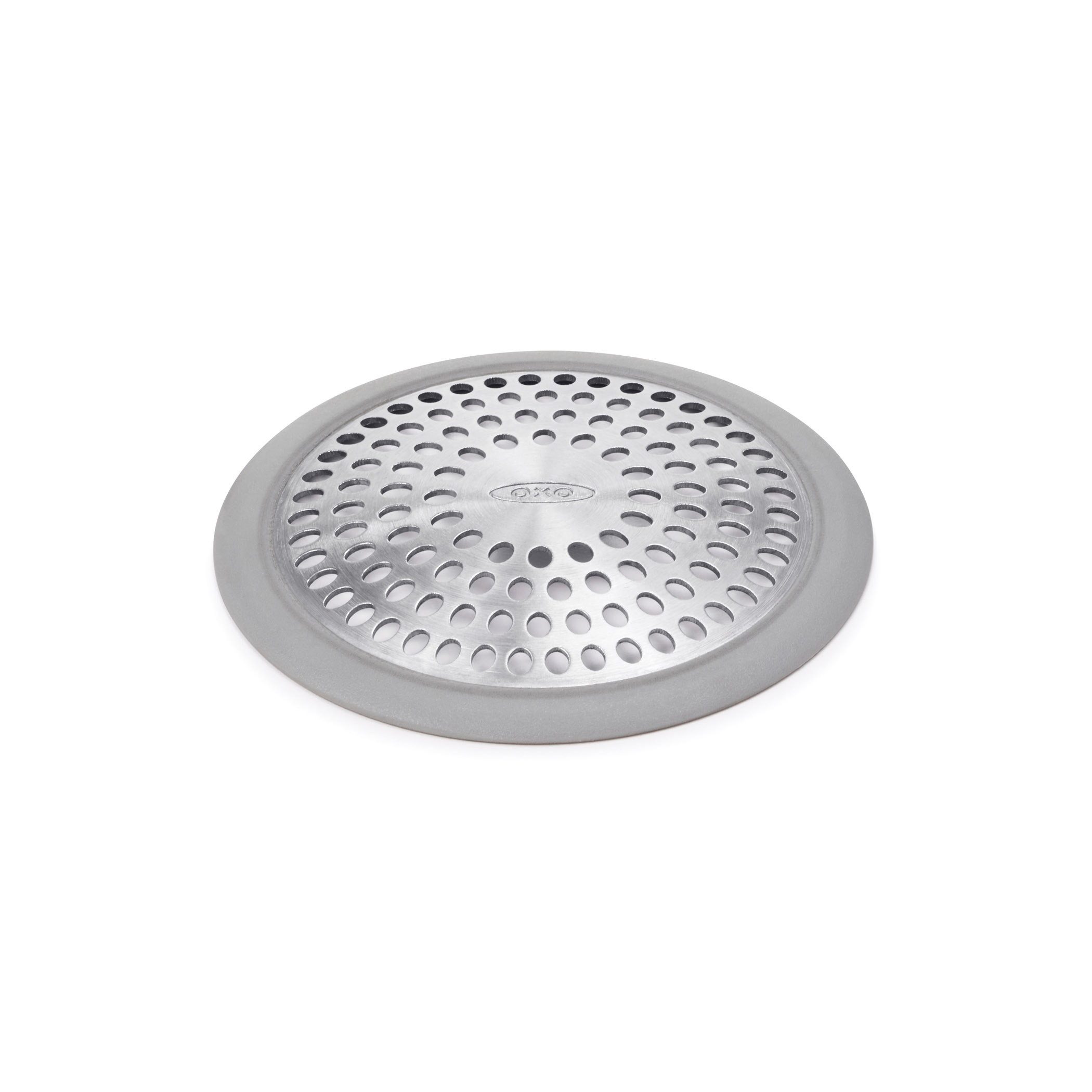OXO Good Grips Abflusssieb Badewannen - Sieb, Edelstahl, Silikon, (1-St)