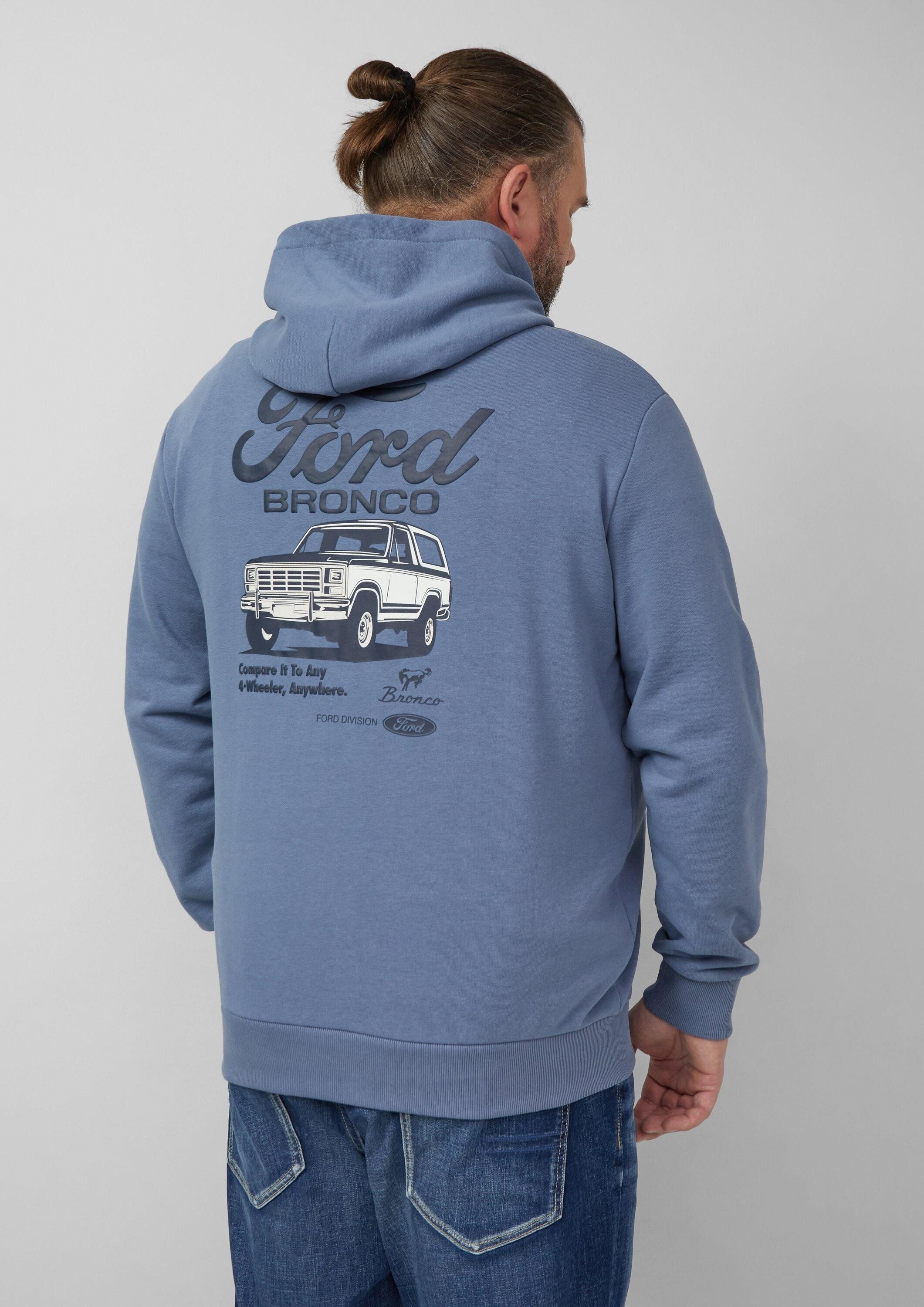 s.Oliver Sweatshirt Sweatshirt Softer Hoodie im Relaxed Fit mit Artwork