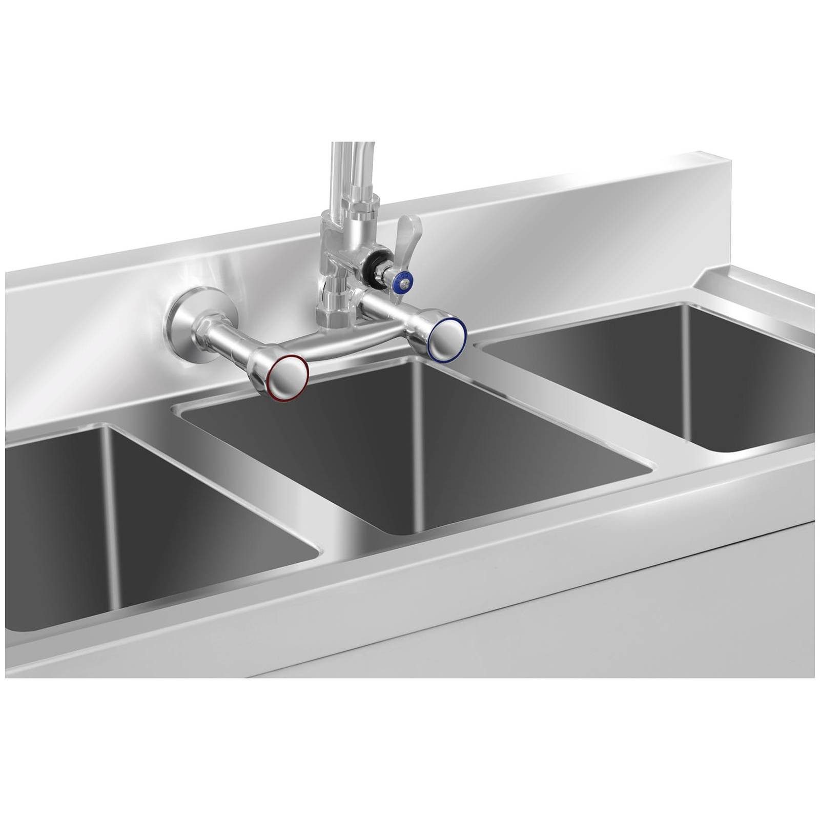 Royal Catering Spülenschrank Spültisch Spülbecken Edelstahl günstig online kaufen