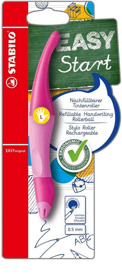 STABILO Tintenroller »STABILO® Easy Tintenroller Linkshänder pink«