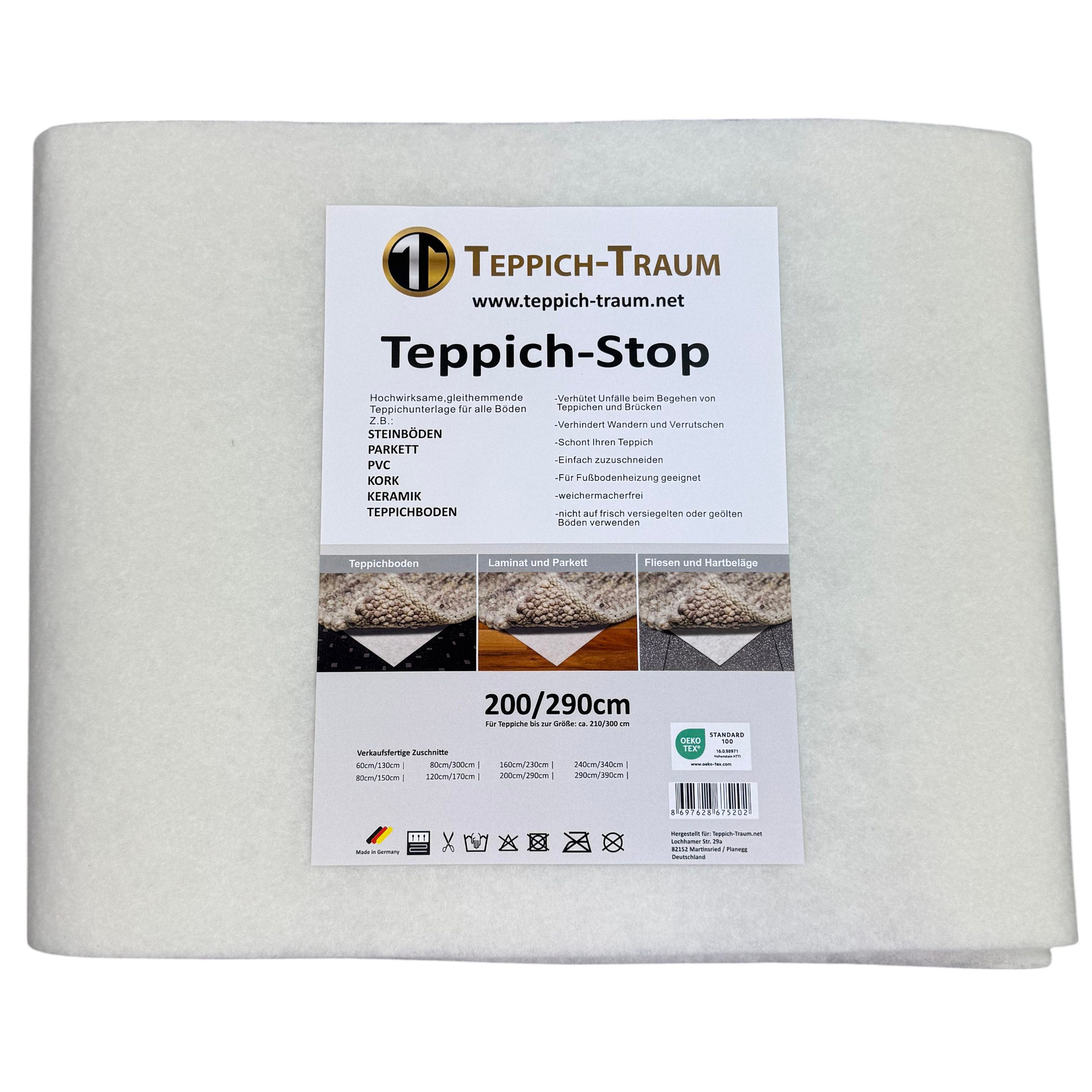 TeppichHome24 Antirutsch Teppichunterlage Antirutschmatte weiß zuschneidbar für Fußbodenheizung geeignet – Bild 5 von 5