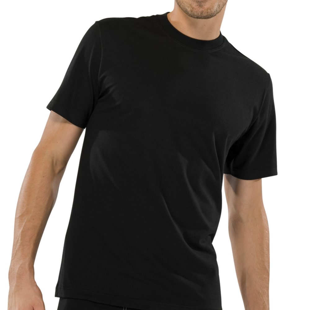 Schiesser Unterhemd American Crew Neck Shirt (Doppelpack) Single Jersey Qua günstig online kaufen