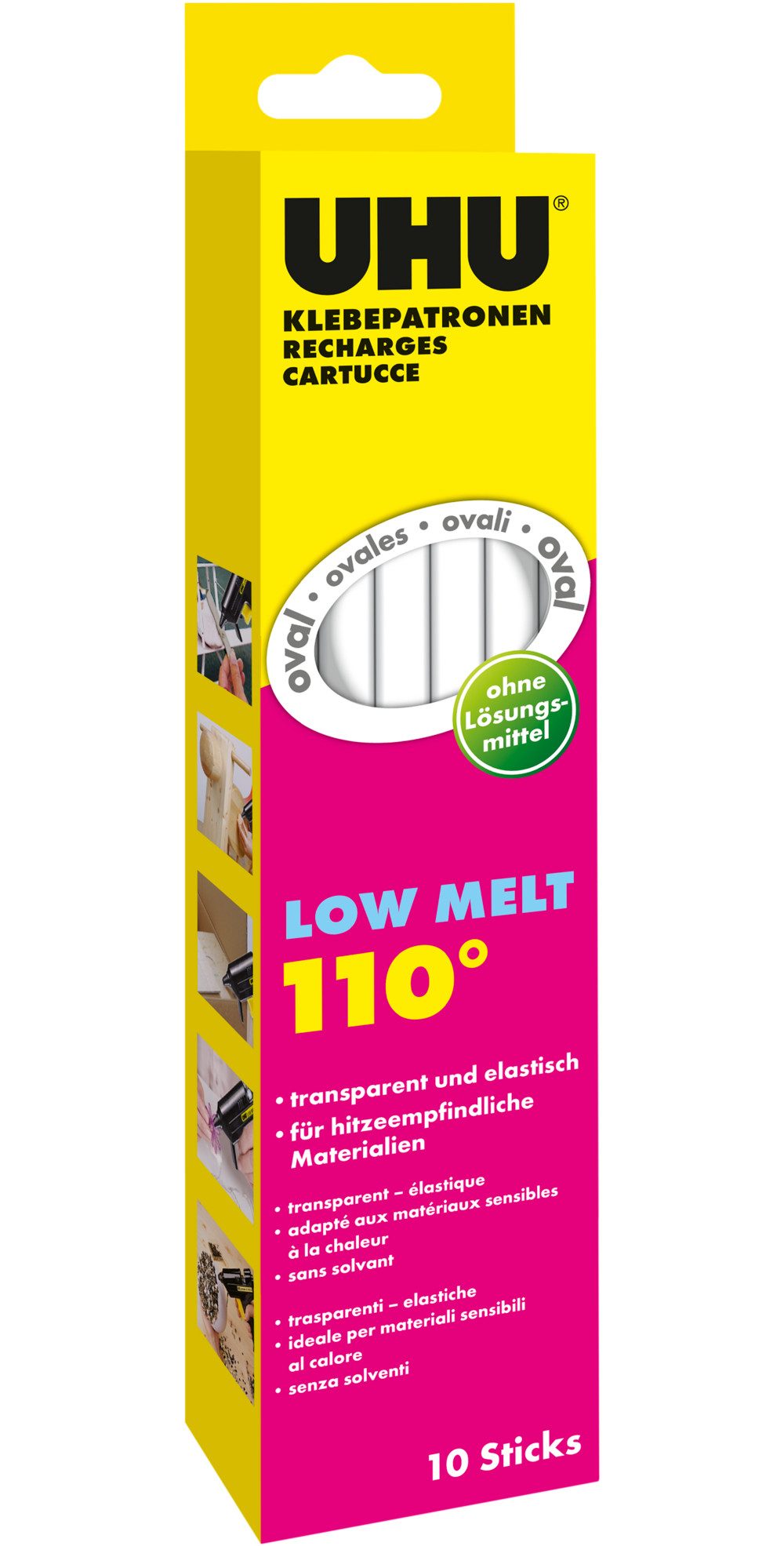 UHU Klebesticks LOW MELT, 10 Stück